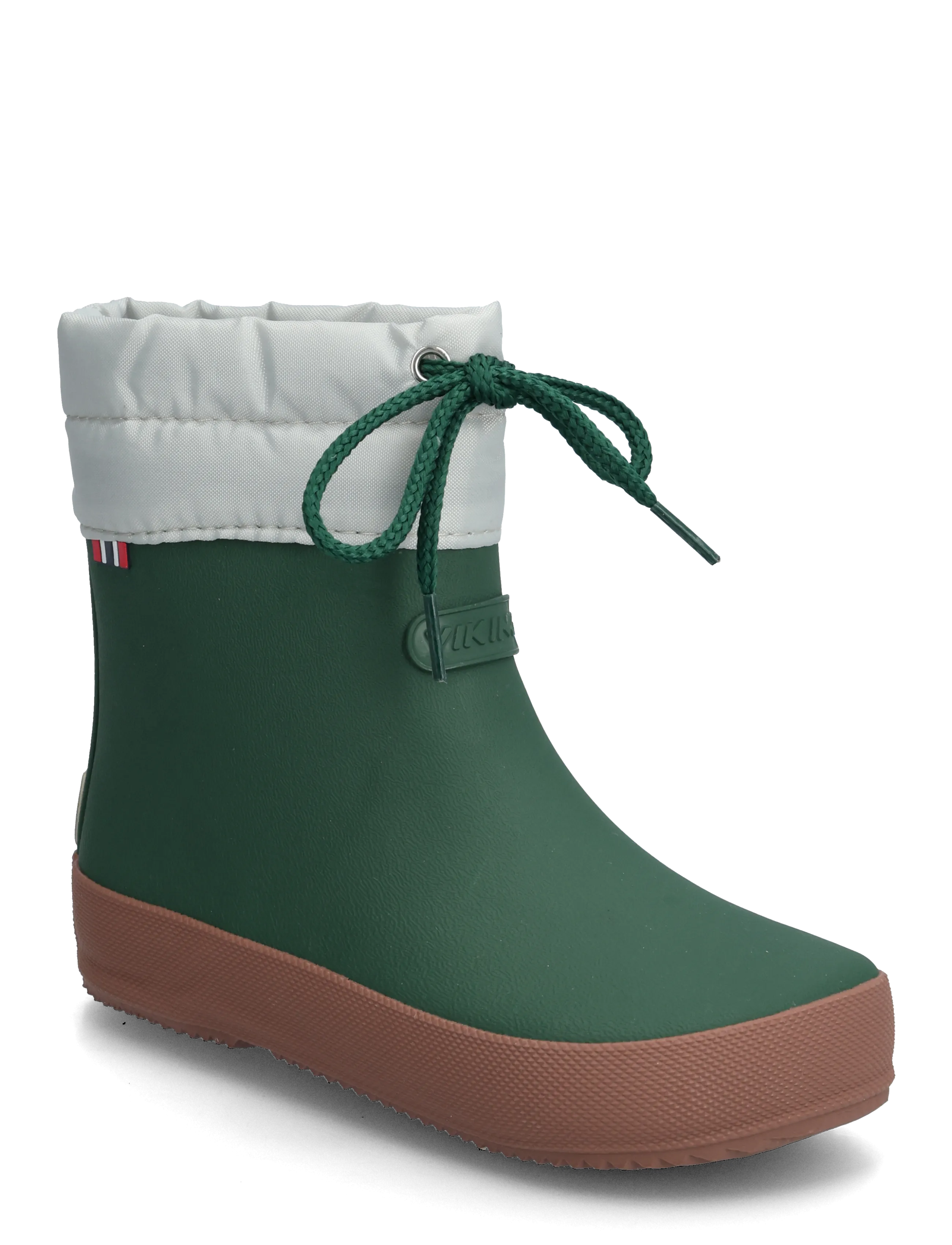 Viking Alv Barefoot, 28, Khaki green, Lave Gummistøvler > Forede Gummistøvler, Børn