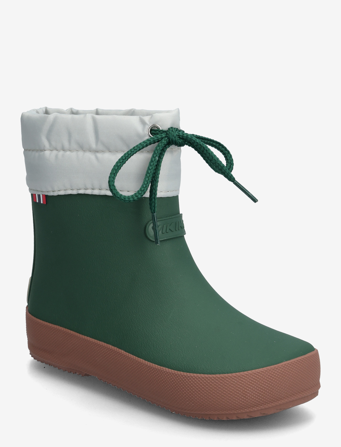 Viking - Alv Barefoot - gefütterte gummistiefel - dark green - 0