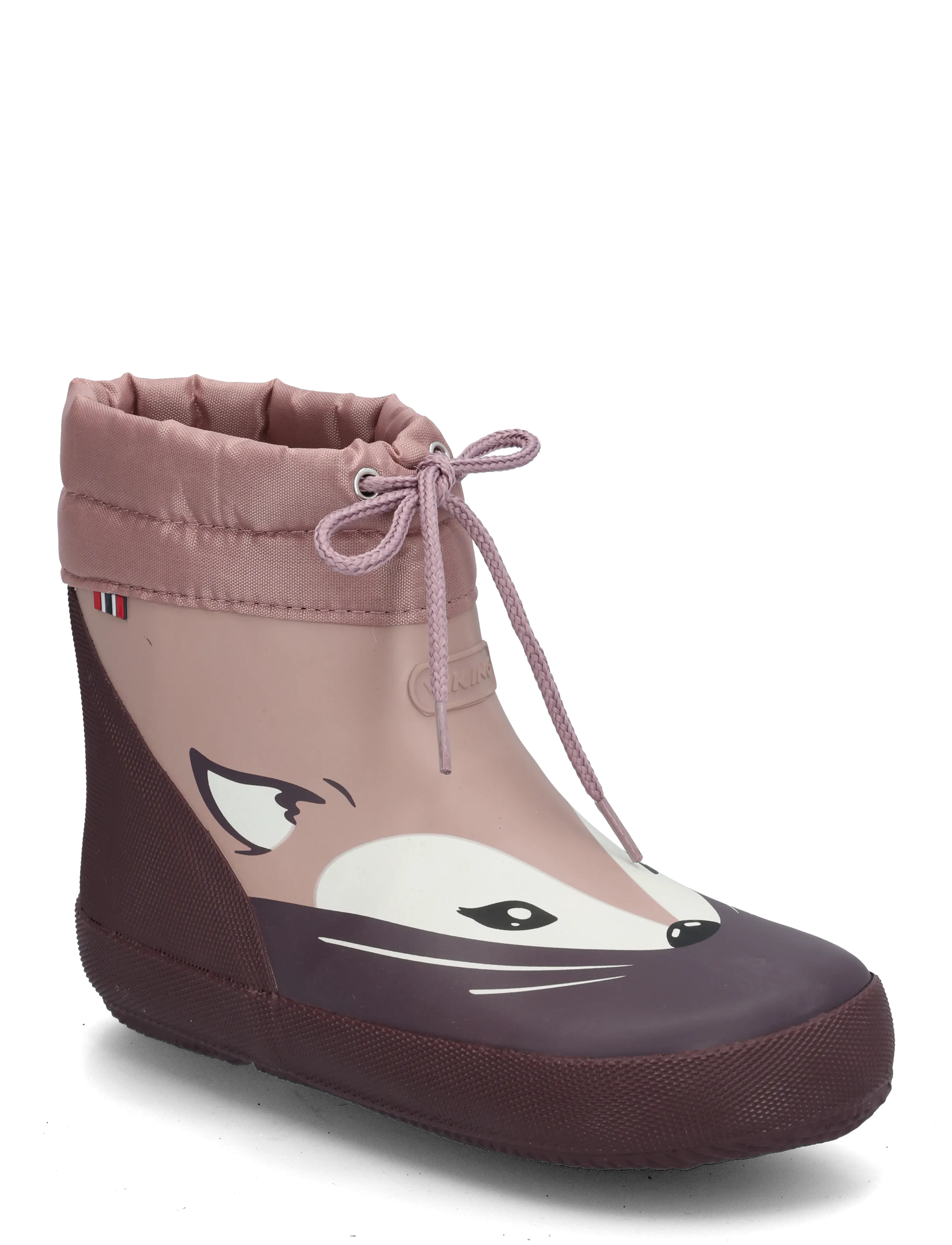 Viking Alv Barefoot Paw Print Warm - Gummistövlar - GRAPE / purple