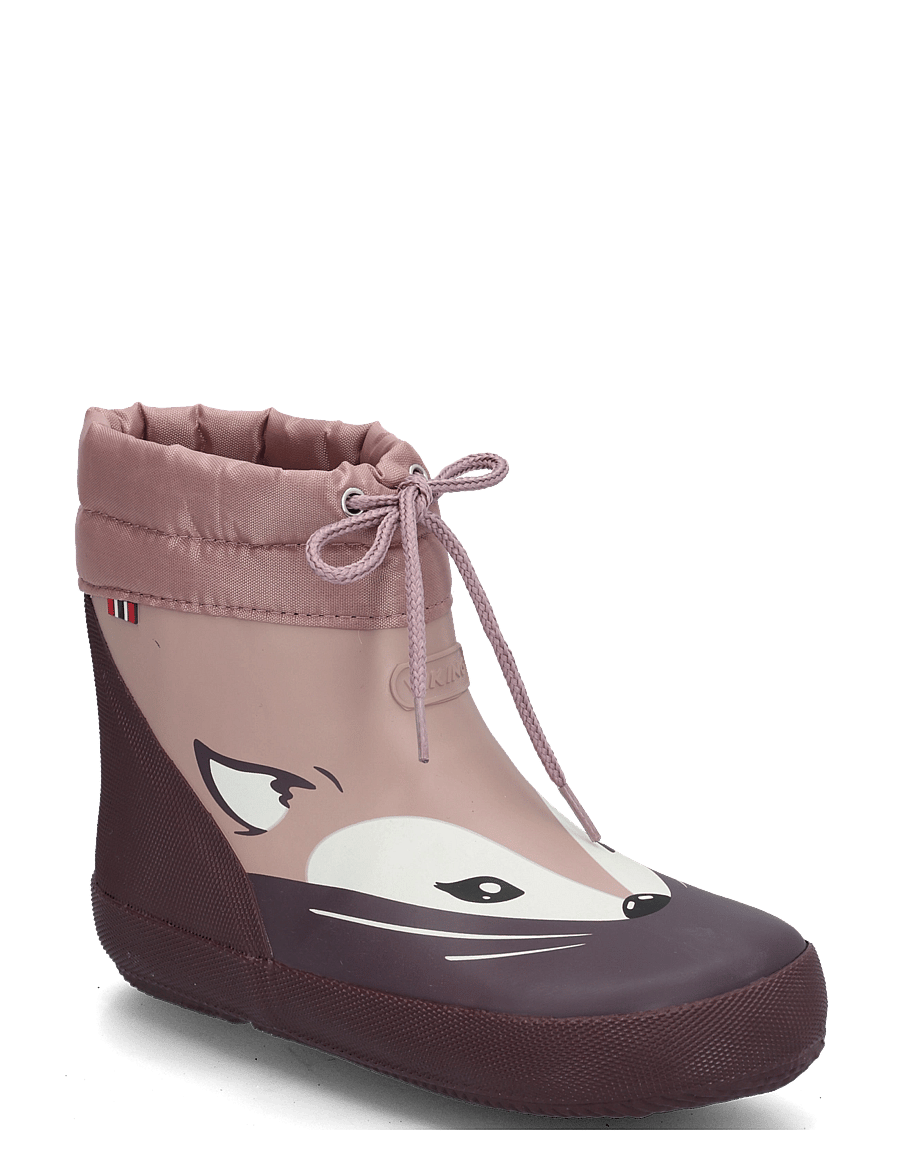 Viking - Alv Barefoot Paw Print Warm - gefütterte gummistiefel - grape - 0