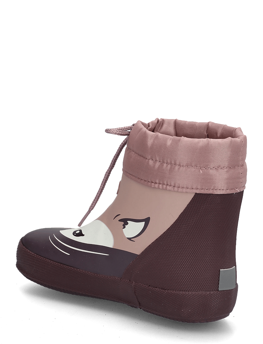 Viking - Alv Barefoot Paw Print Warm - gefütterte gummistiefel - grape - 1