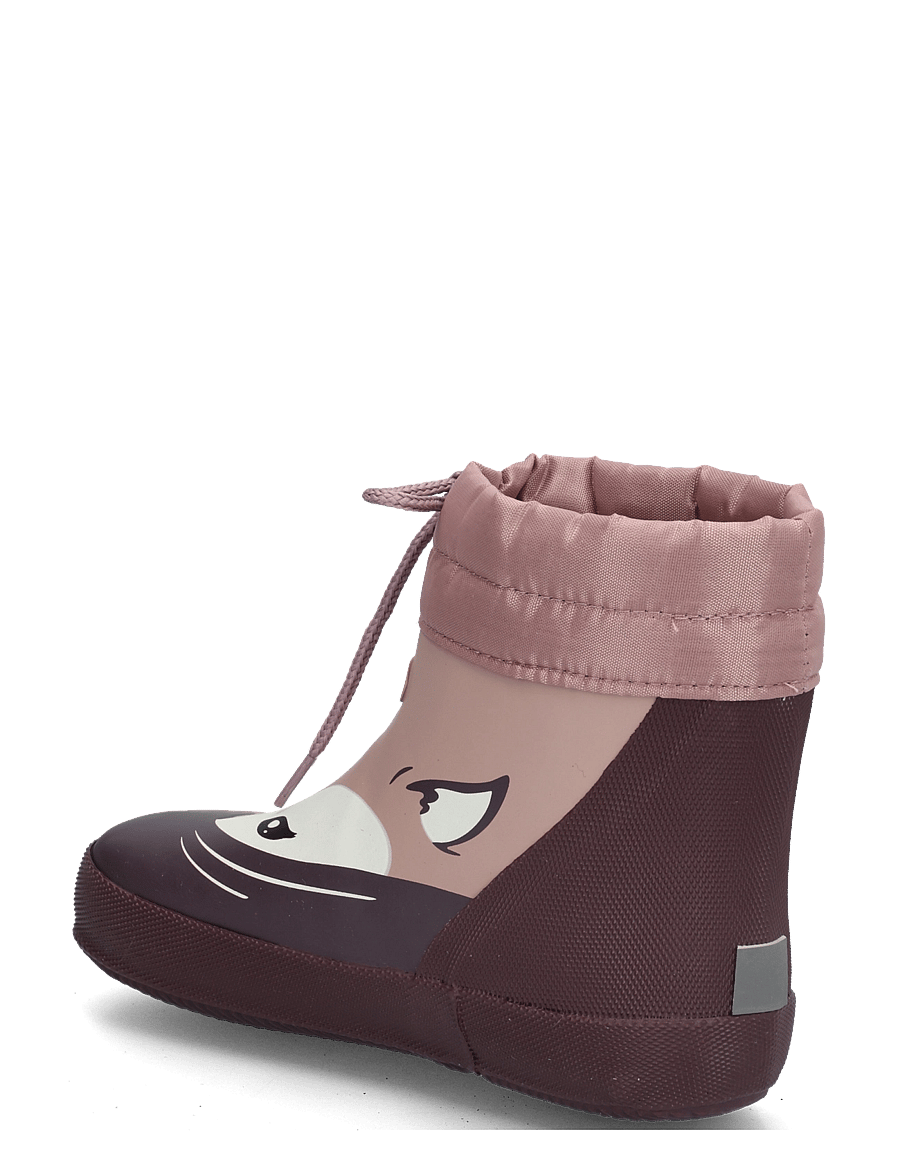 Viking - Alv Barefoot Paw Print Warm - gefütterte gummistiefel - grape - 1