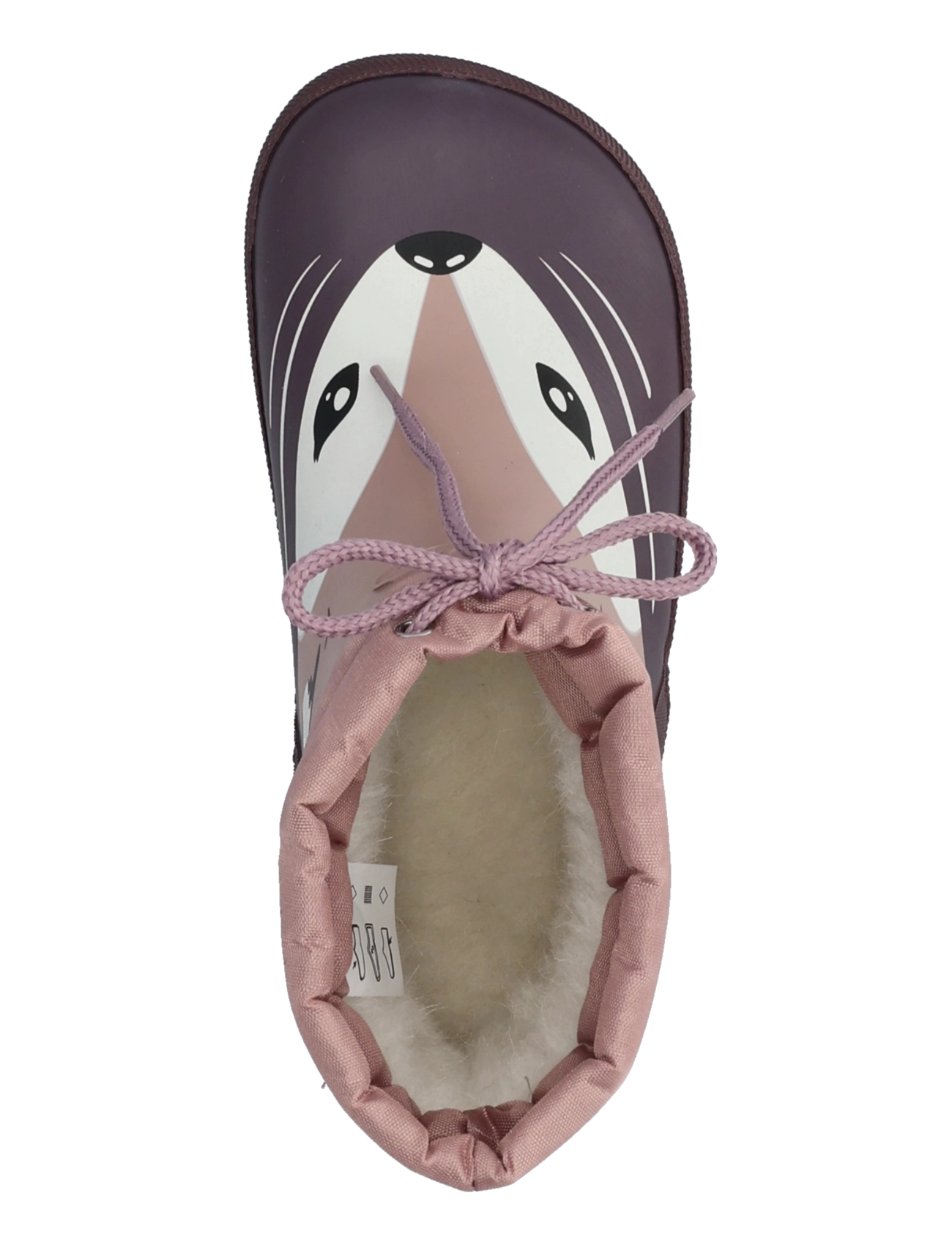Viking - Alv Barefoot Paw Print Warm - gefütterte gummistiefel - grape - 3