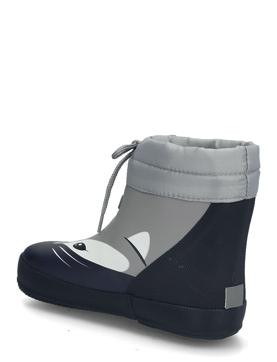Viking - Alv Barefoot Paw Print Warm - gefütterte gummistiefel - pearlgrey - 1