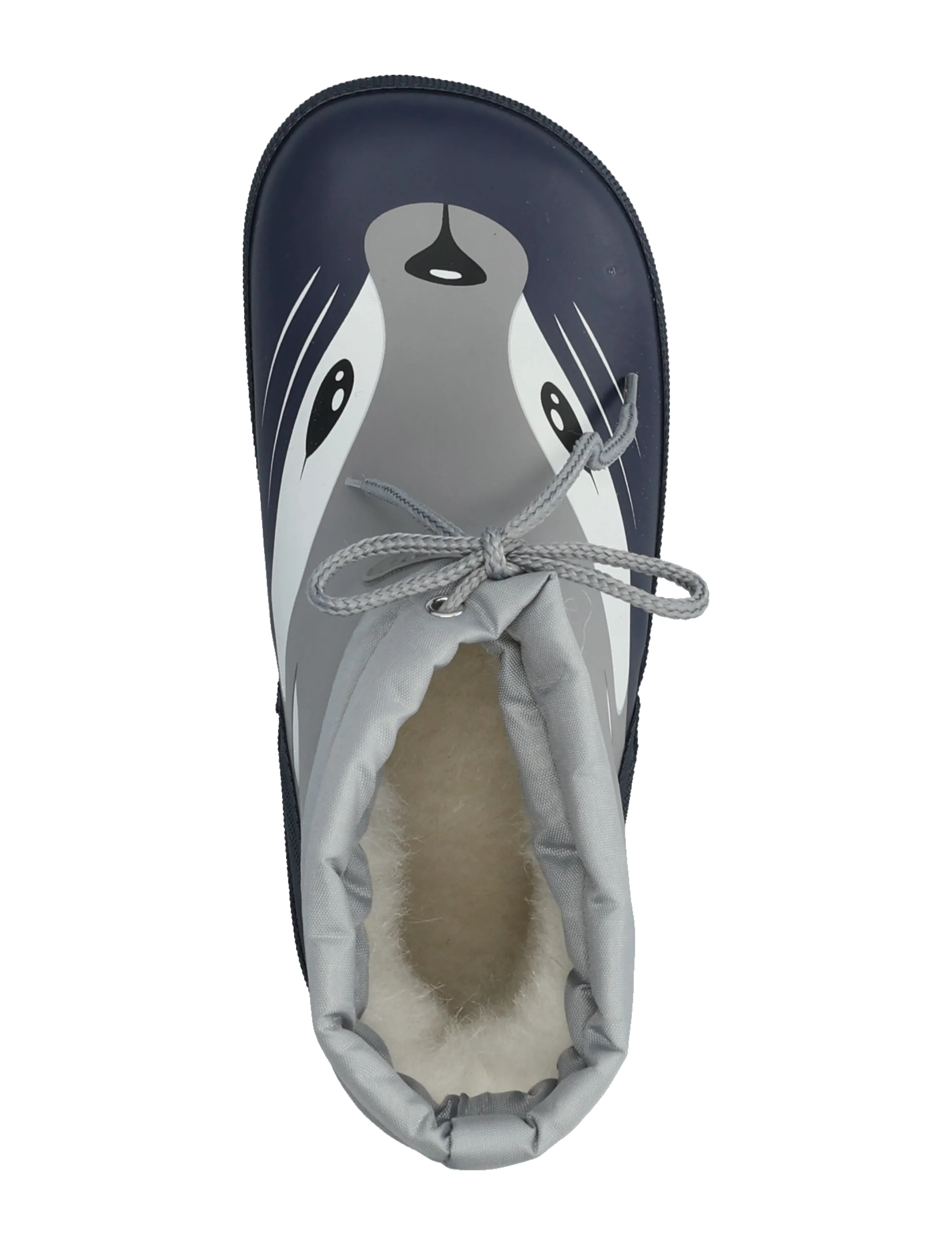 Viking - Alv Barefoot Paw Print Warm - voodriga kummikud - pearlgrey - 3