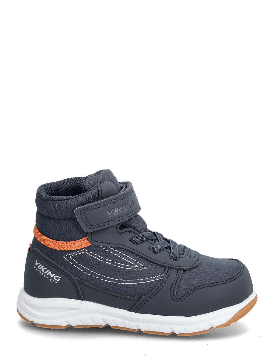 Viking - Hovet Mid WP 1V - tennised - navy/orange - 1