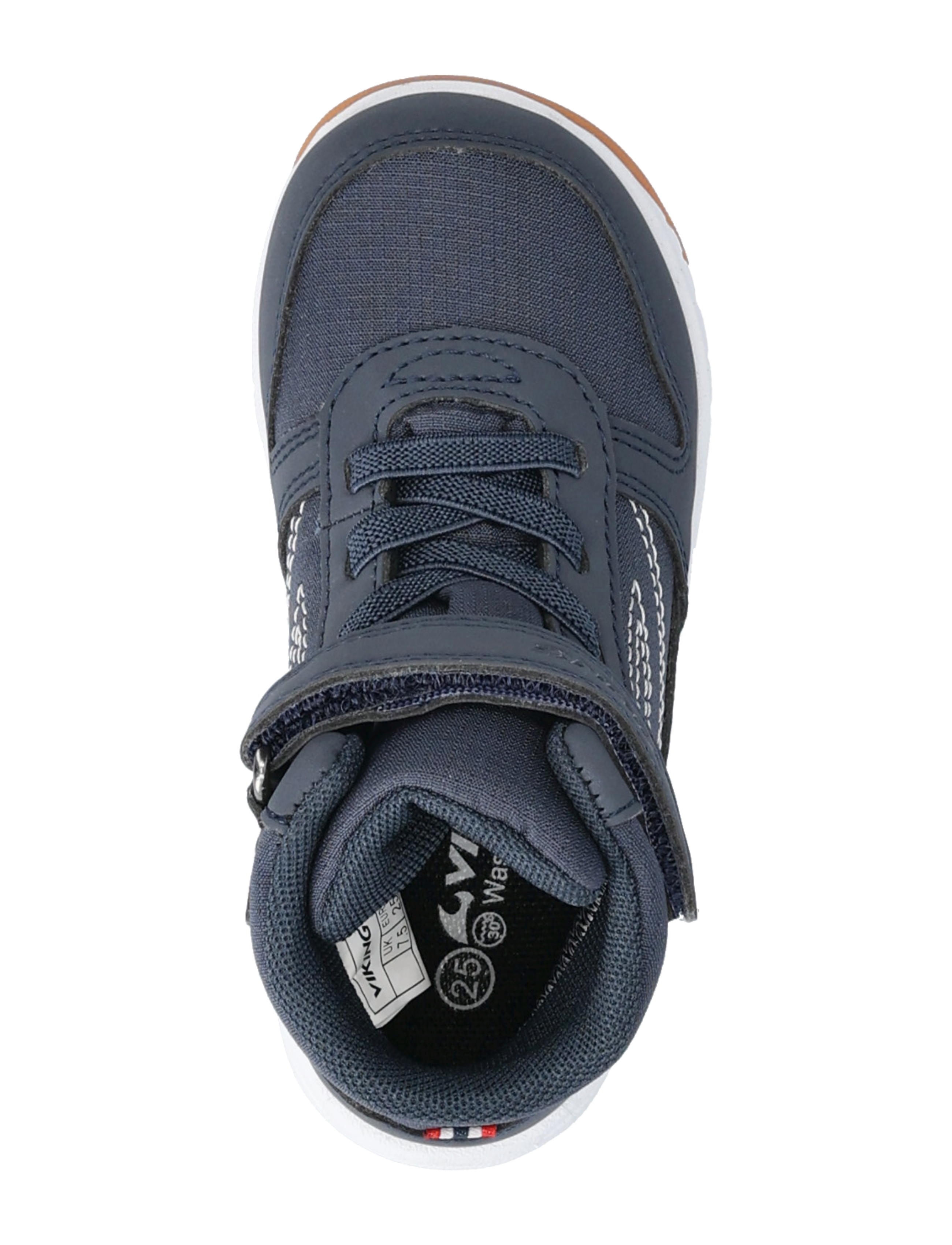 Viking - Hovet Mid WP 1V - høje sneakers - navy/orange - 3
