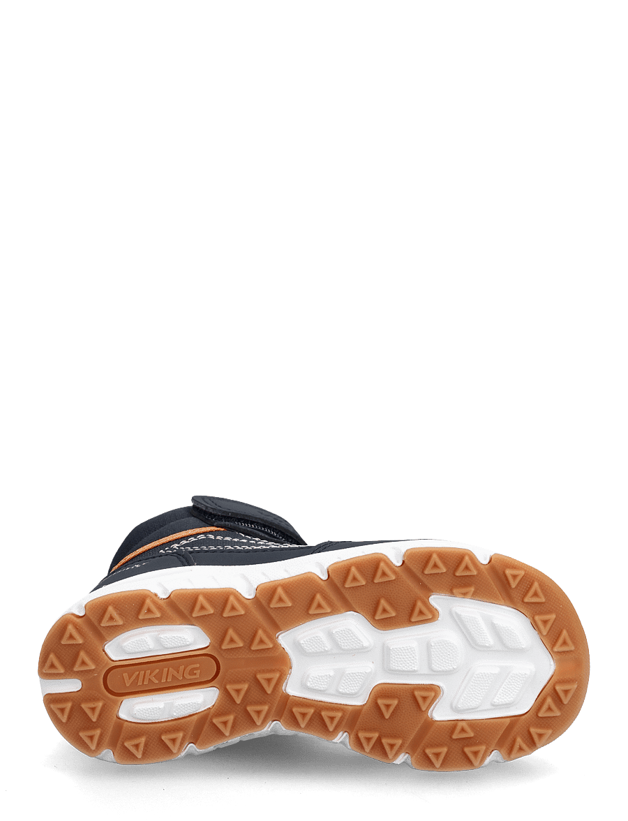Viking - Hovet Mid WP 1V - tennised - navy/orange - 4