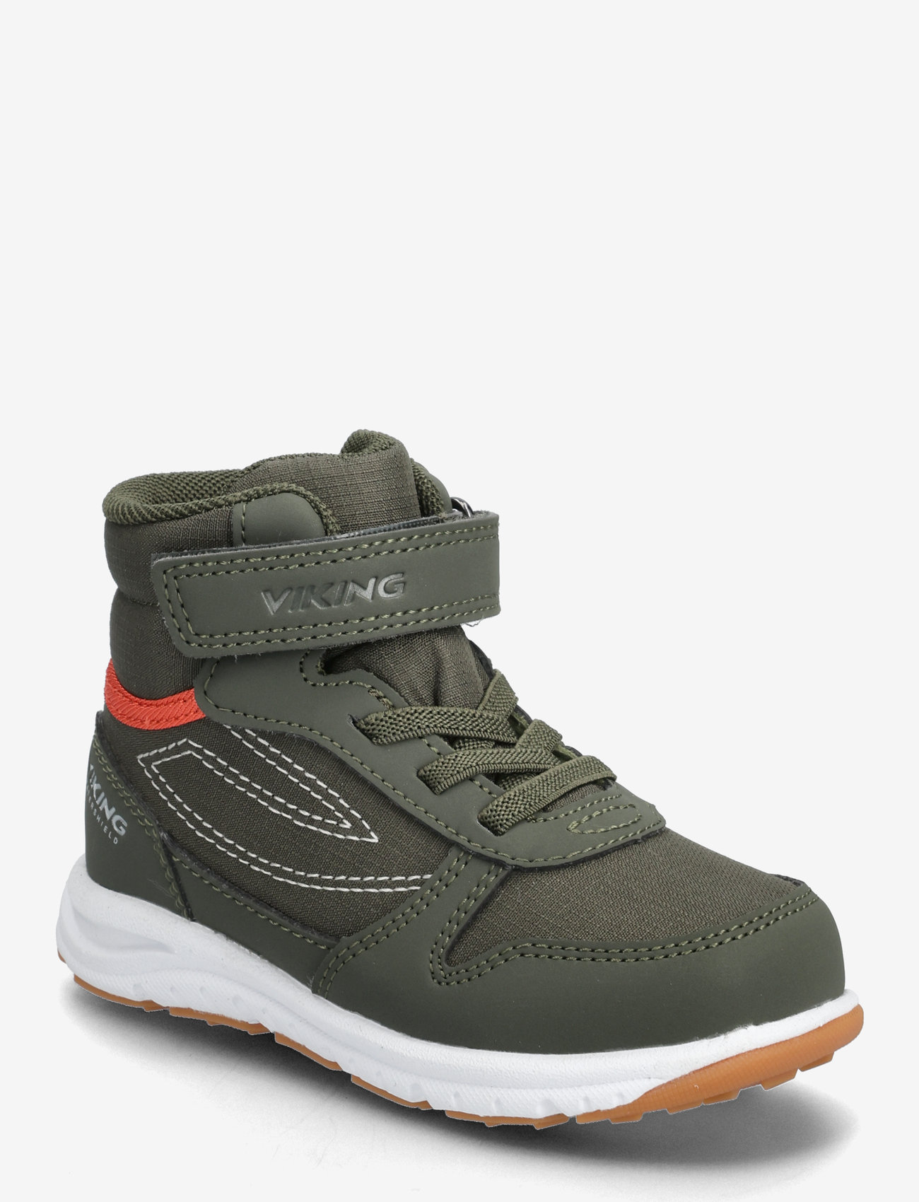 Viking - Hovet Mid WP 1V - høje sneakers - olive/red - 0