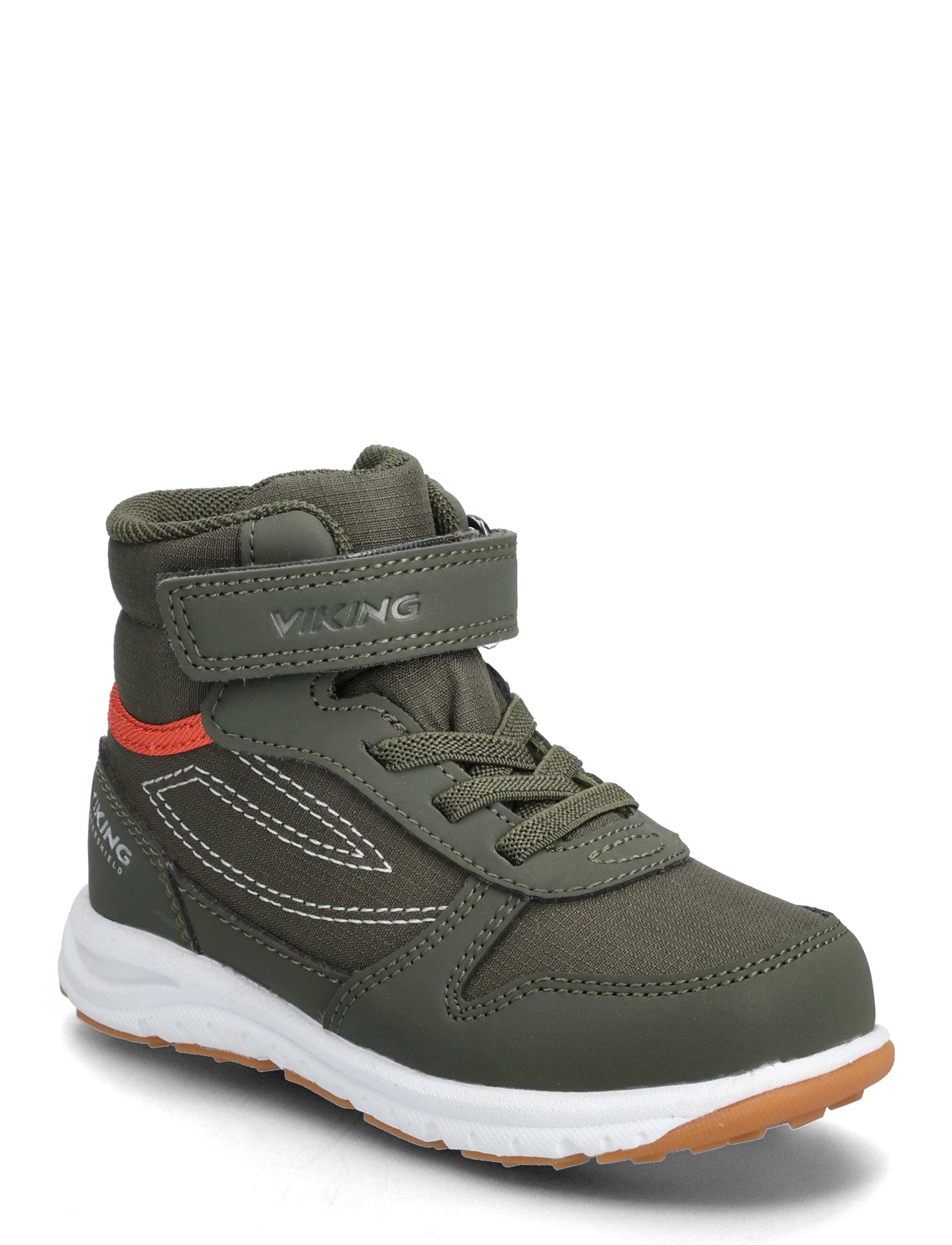 OLIVE/RED