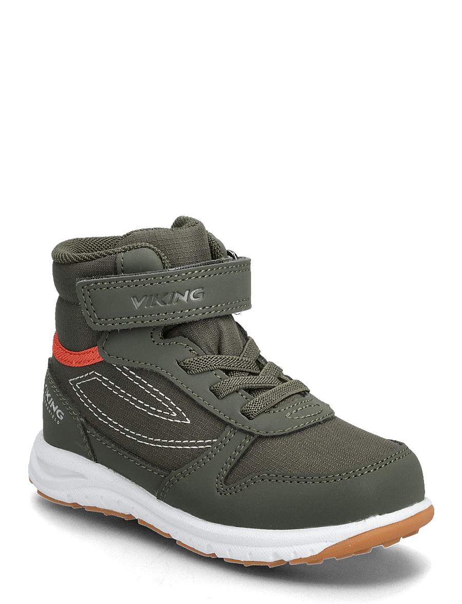 Viking - Hovet Mid WP 1V - hoher schnitt - olive/red - 0