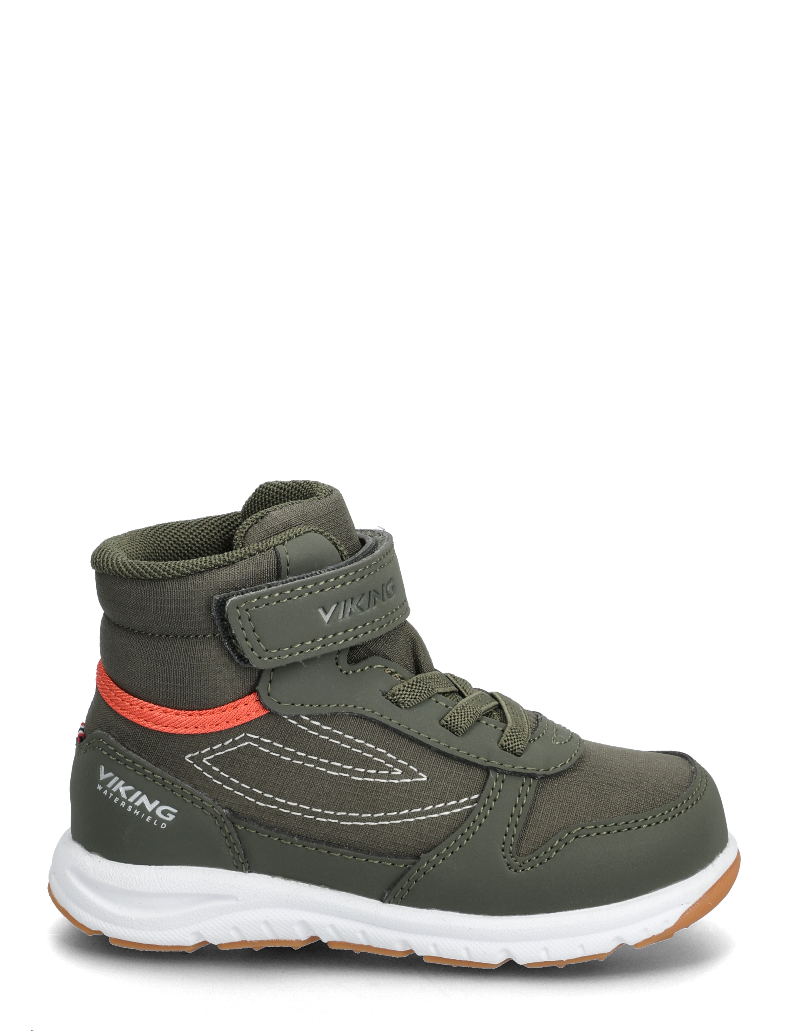 Viking - Hovet Mid WP 1V - høje sneakers - olive/red - 1