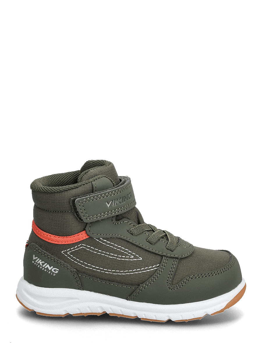 Viking - Hovet Mid WP 1V - hoher schnitt - olive/red - 1