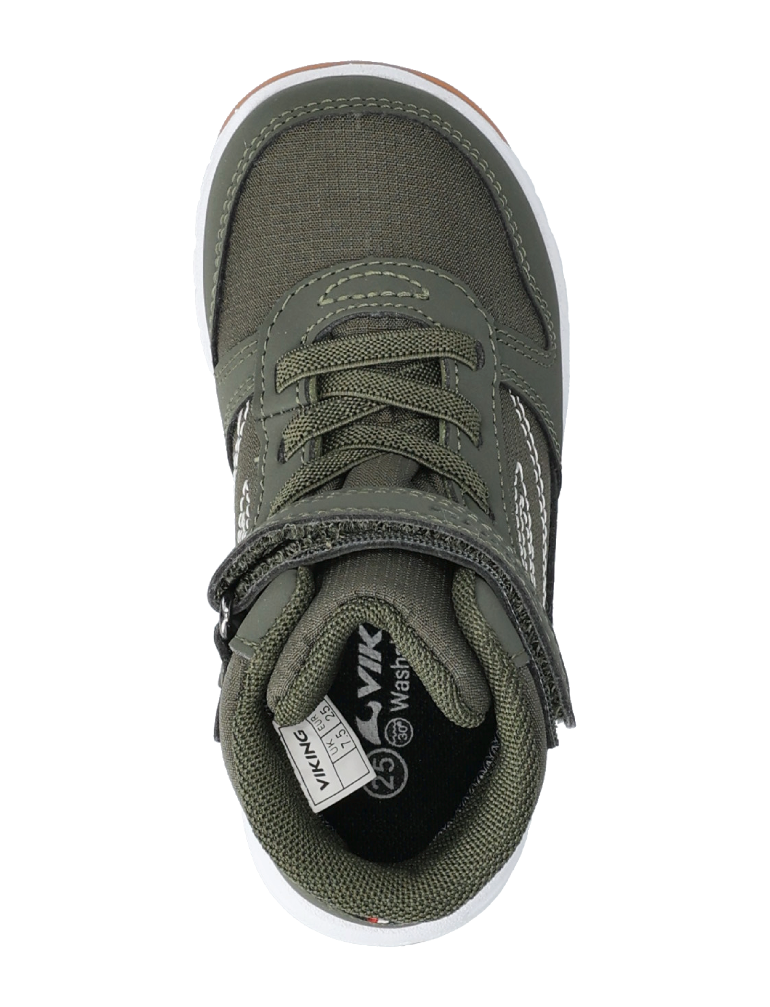 Viking - Hovet Mid WP 1V - høje sneakers - olive/red - 3