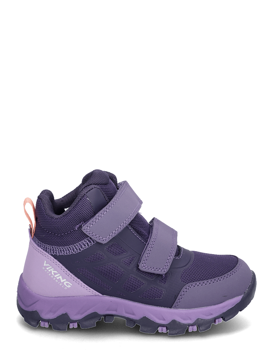 Viking - Track Mid WP 2V - chaussures - aubergine/lilac - 1