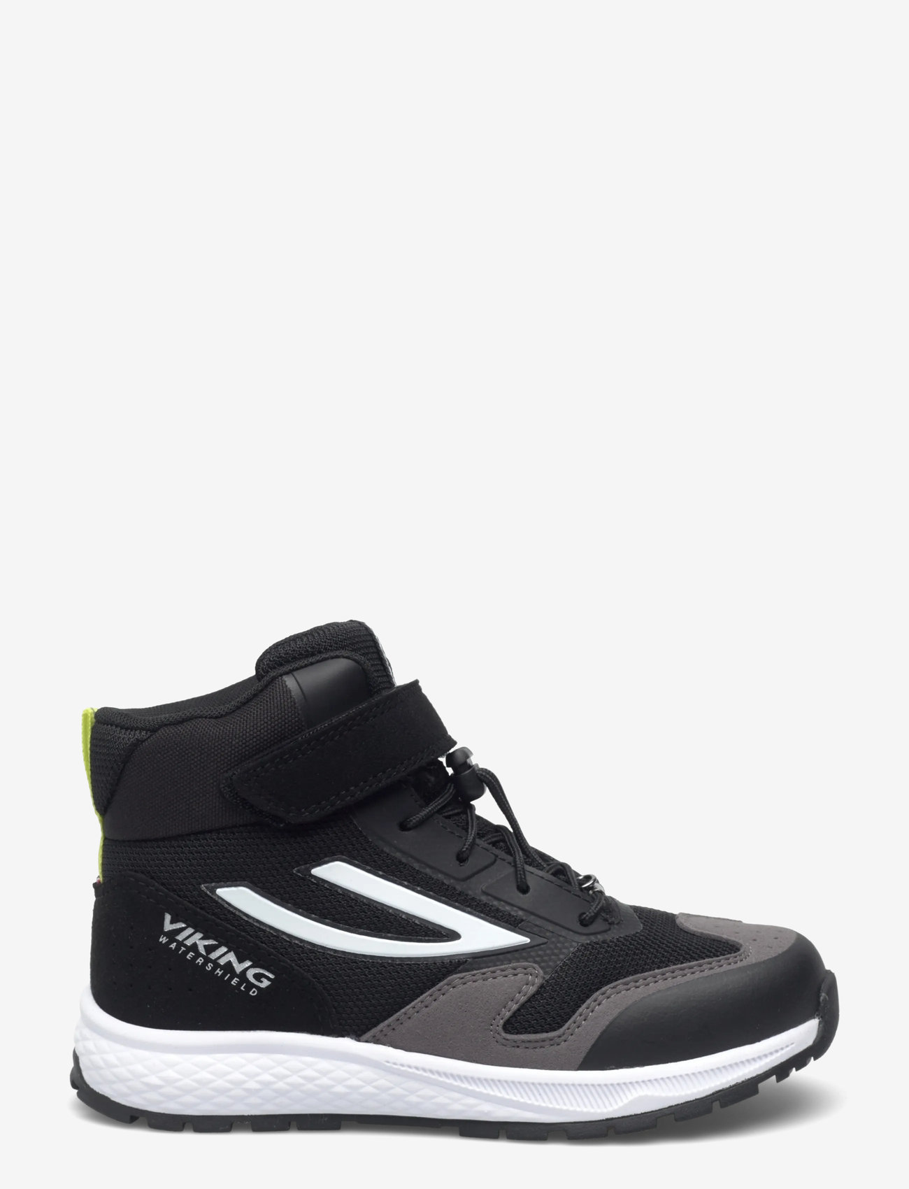 Viking - Century Mid WP 1V SL - efterårssko - black/lime - 1