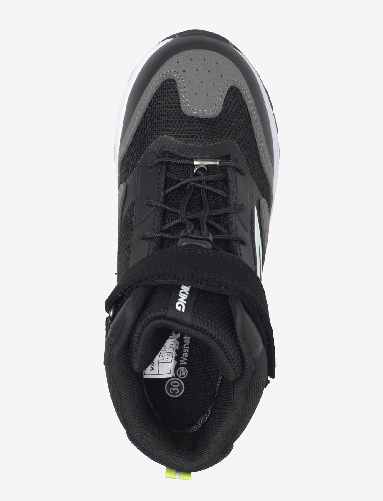 Viking - Century Mid WP 1V SL - efterårssko - black/lime - 3
