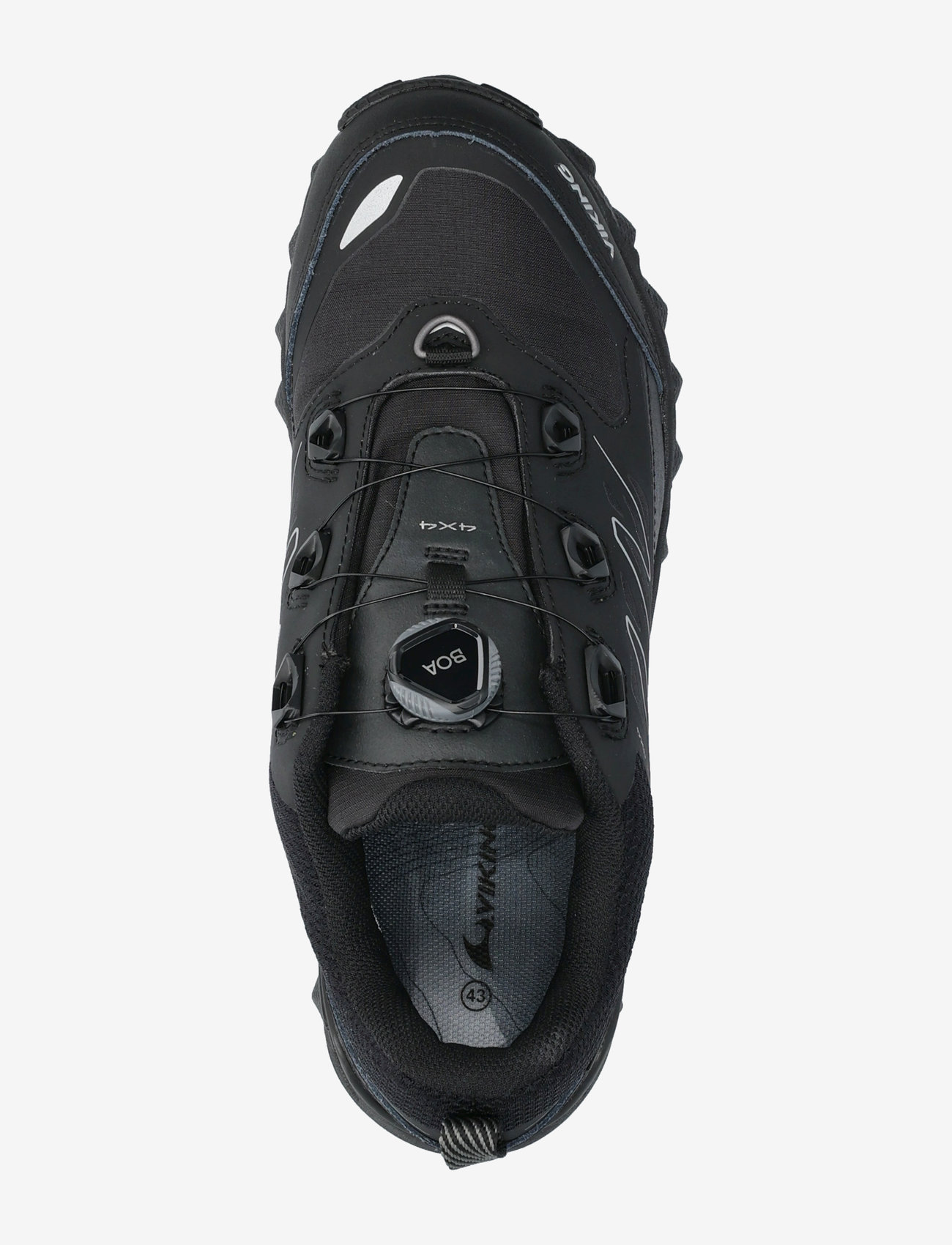 Viking - Anaconda 4x4 Low GTX BOA - vandringsskor - black/orange - 3