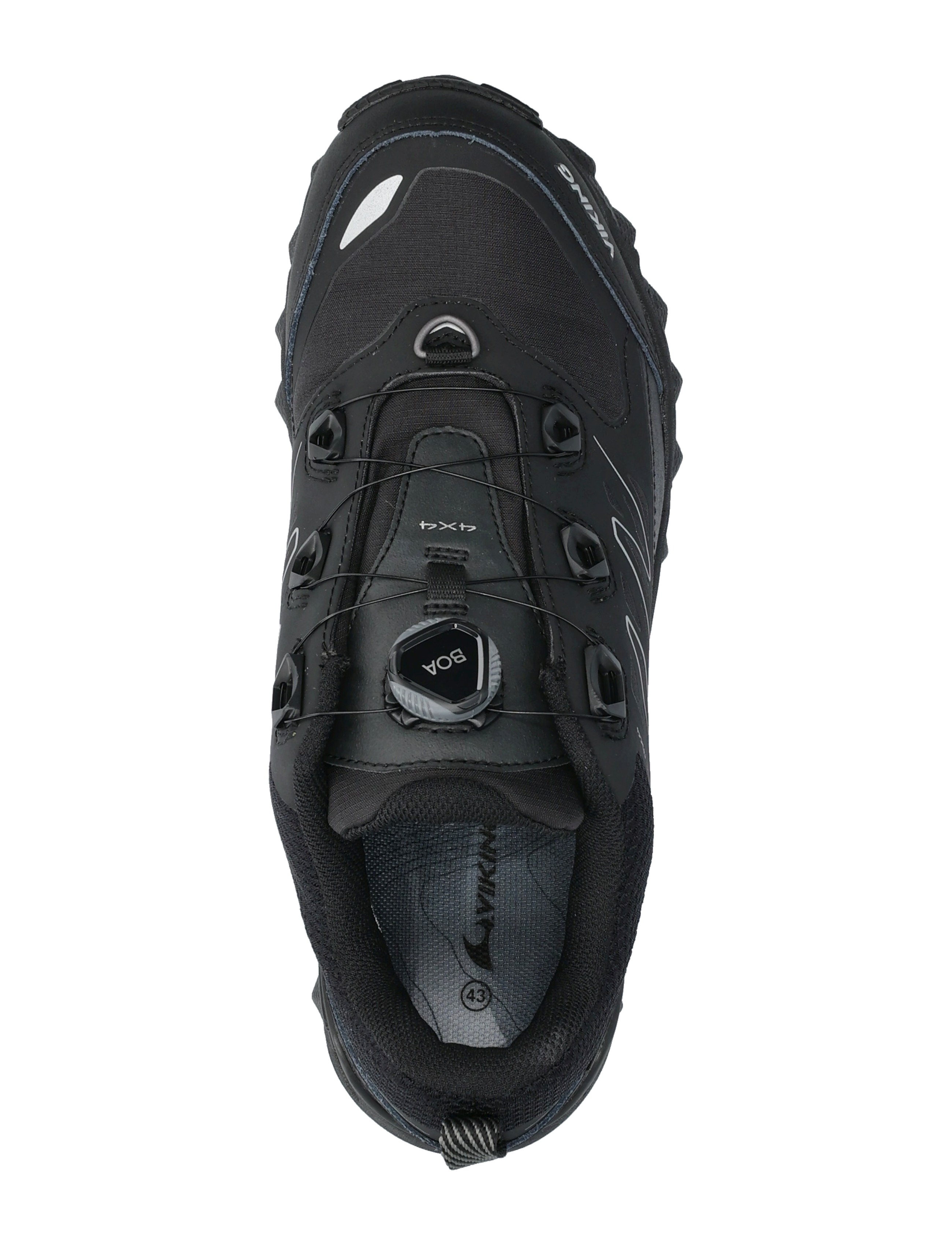 Viking - Anaconda 4x4 Low GTX BOA - vaelluskengät - black/orange - 3