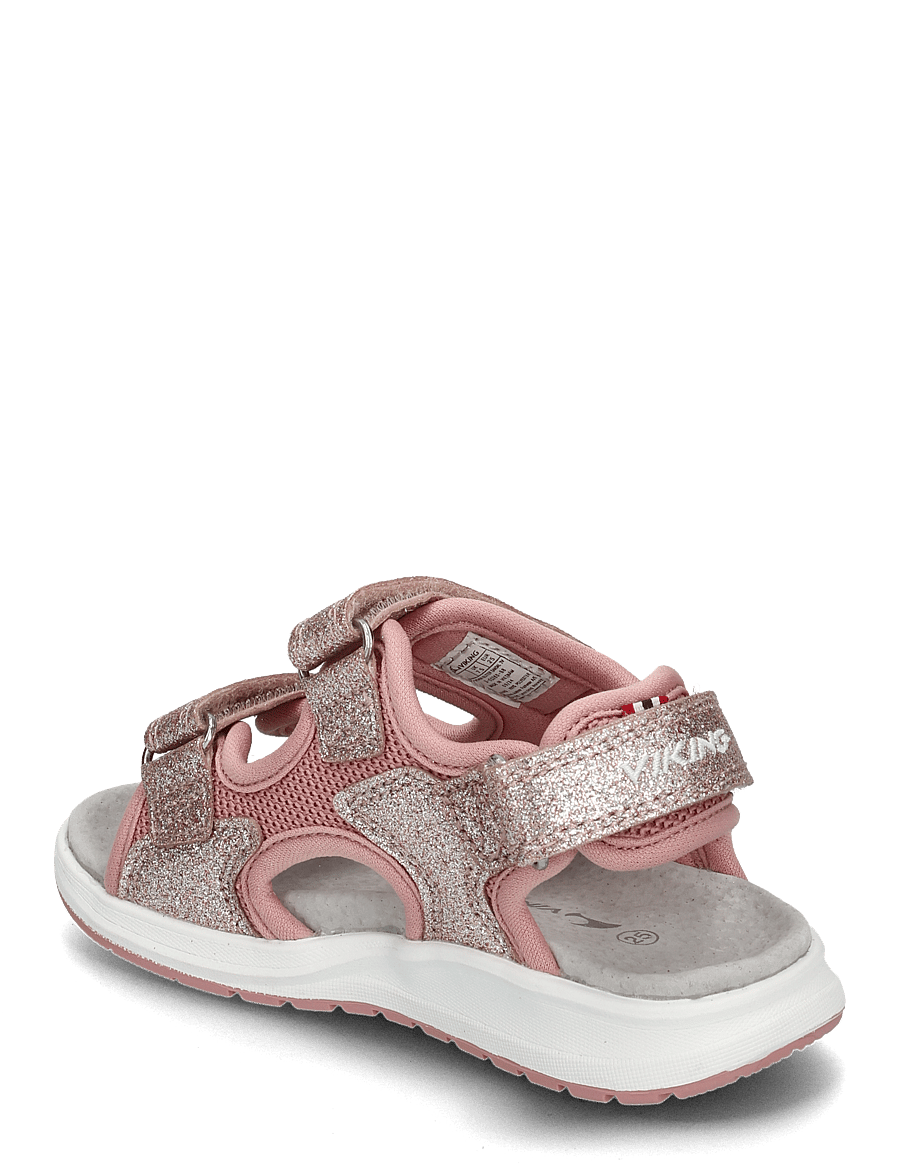 Viking - Anchor Glitter Sandal 3V - jalanõud - light pink - 2