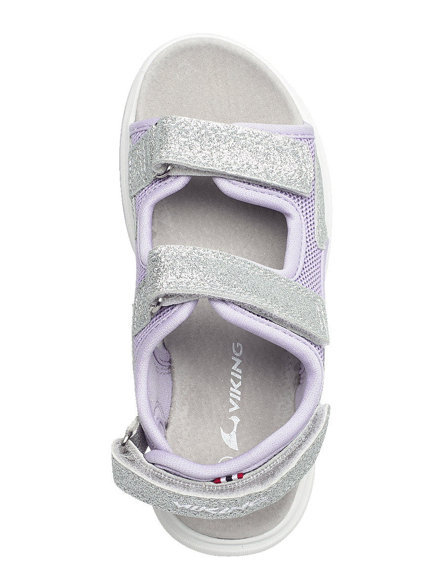Viking - Anchor Glitter Sandal 3V - schuhe - lilac - 3