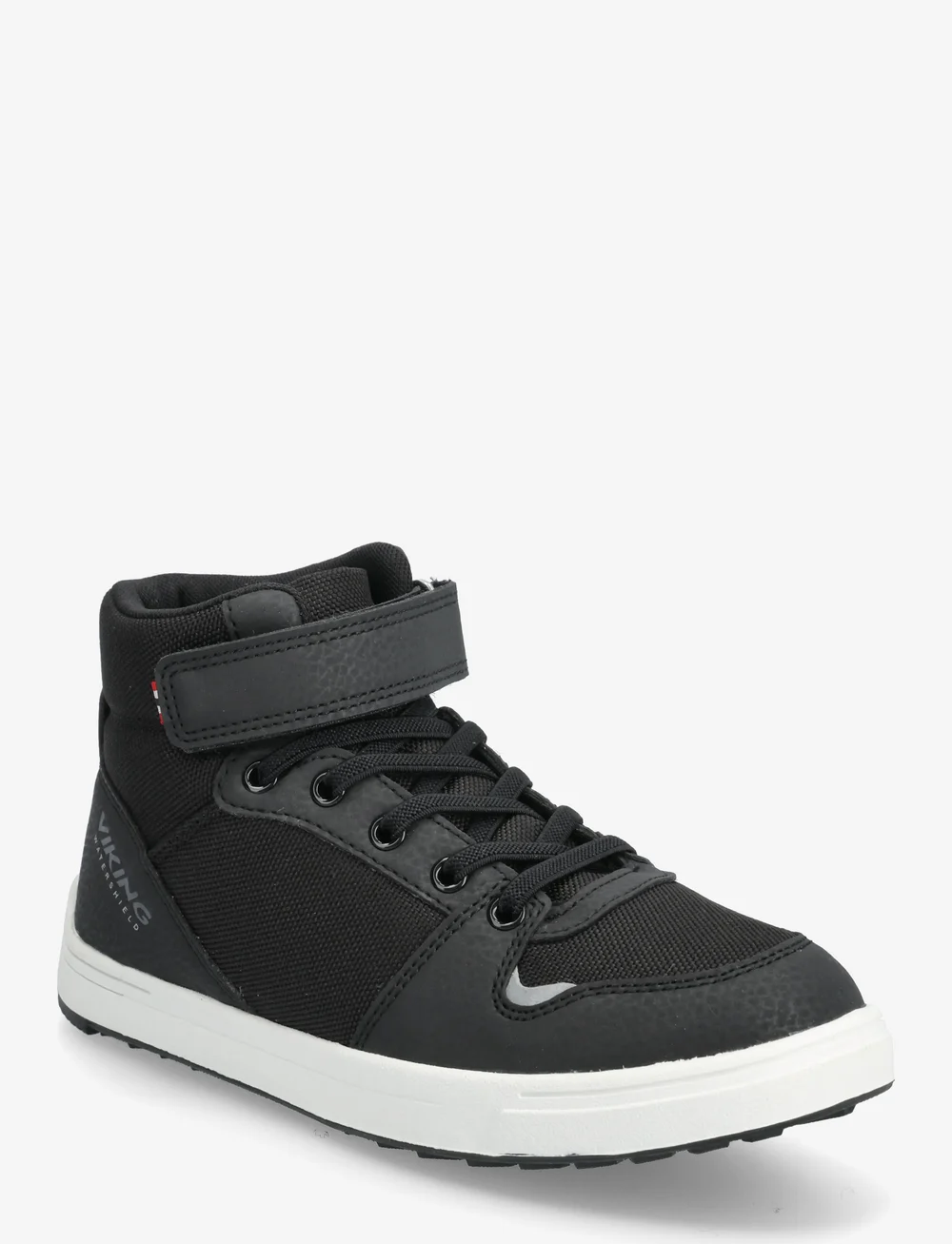 Viking - Leon Mid WP 1V - korkeavartiset tennarit - black/eggshell - 0