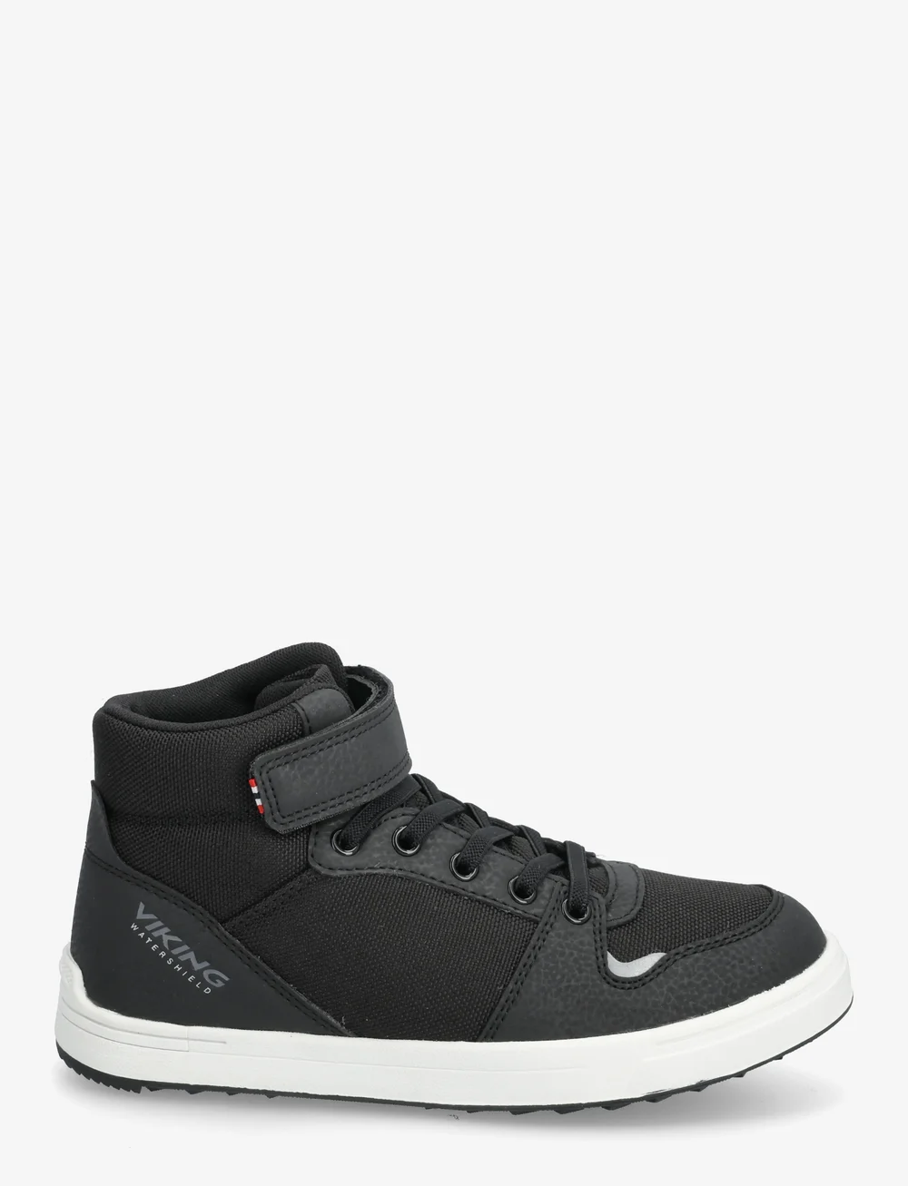 Viking - Leon Mid WP 1V - korkeavartiset tennarit - black/eggshell - 1