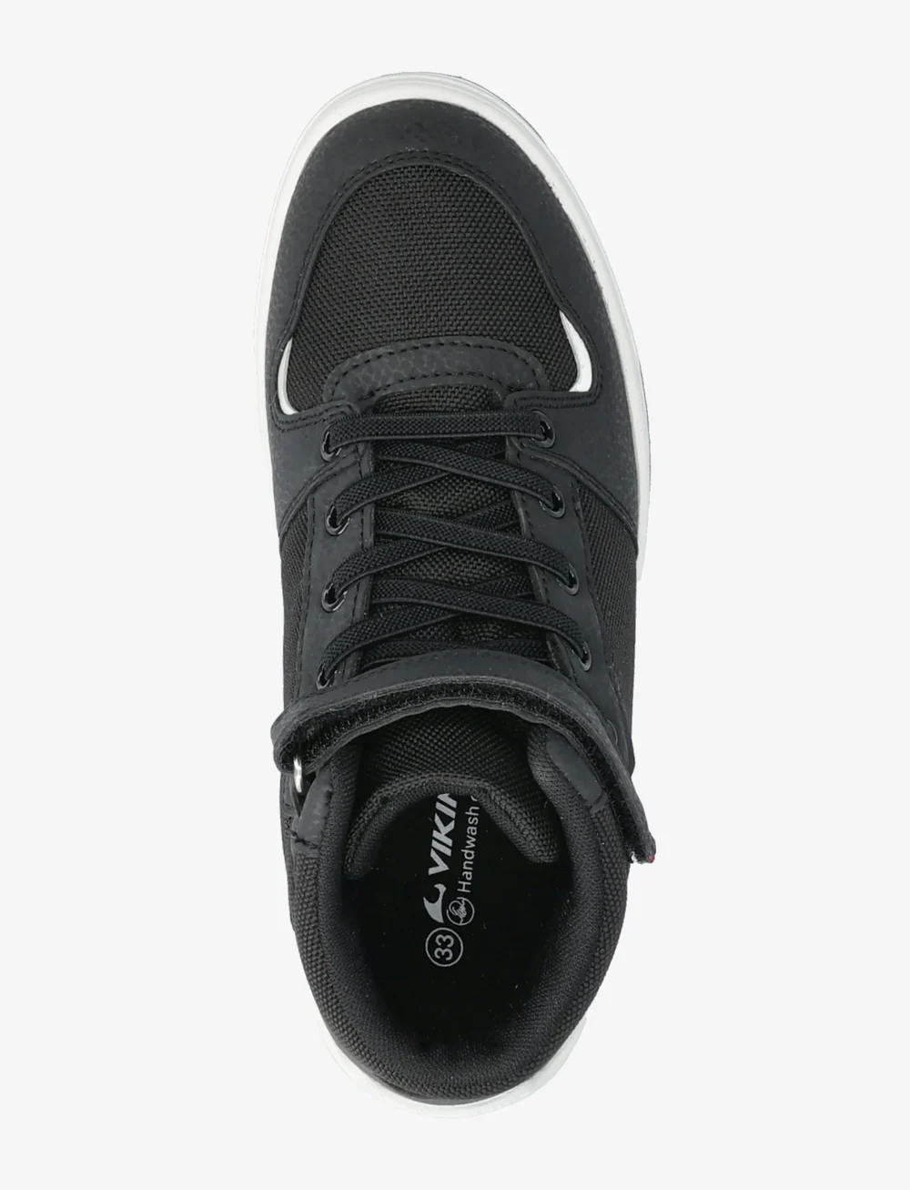 Viking - Leon Mid WP 1V - korkeavartiset tennarit - black/eggshell - 3