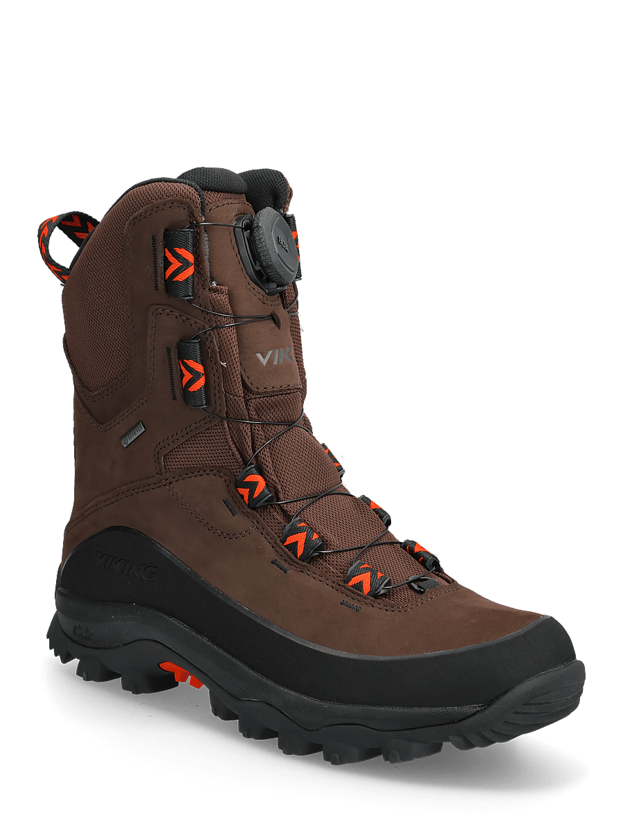 Viking - Villrein High GTX BOA - wanderschuhe - dark brown/red - 0