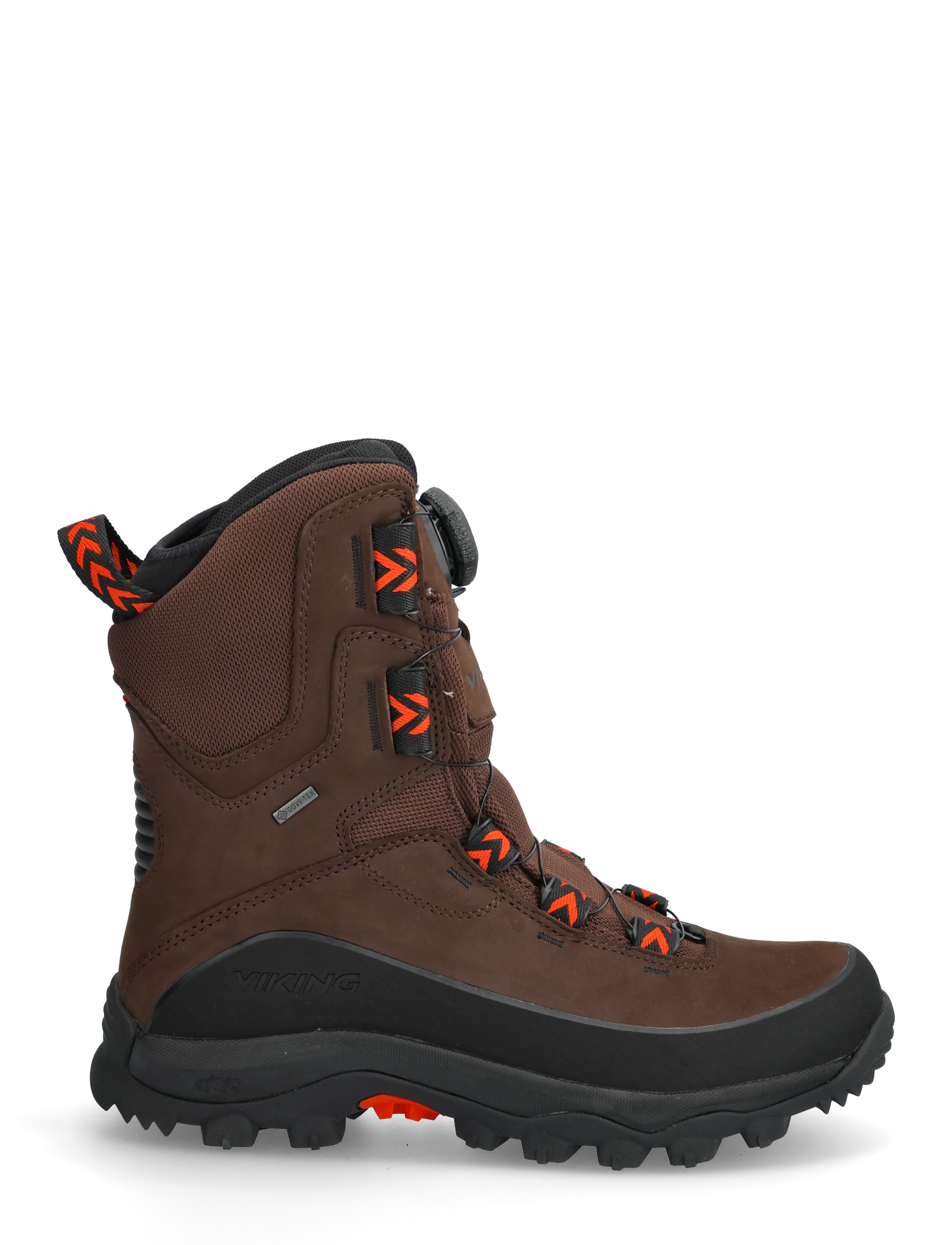 Viking - Villrein High GTX BOA - vandringsskor - dark brown/red - 1