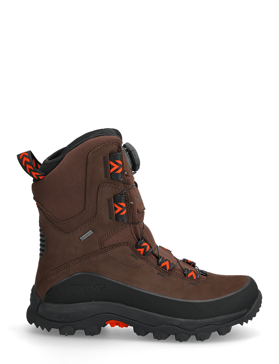 Viking - Villrein High GTX BOA - wanderschuhe - dark brown/red - 1