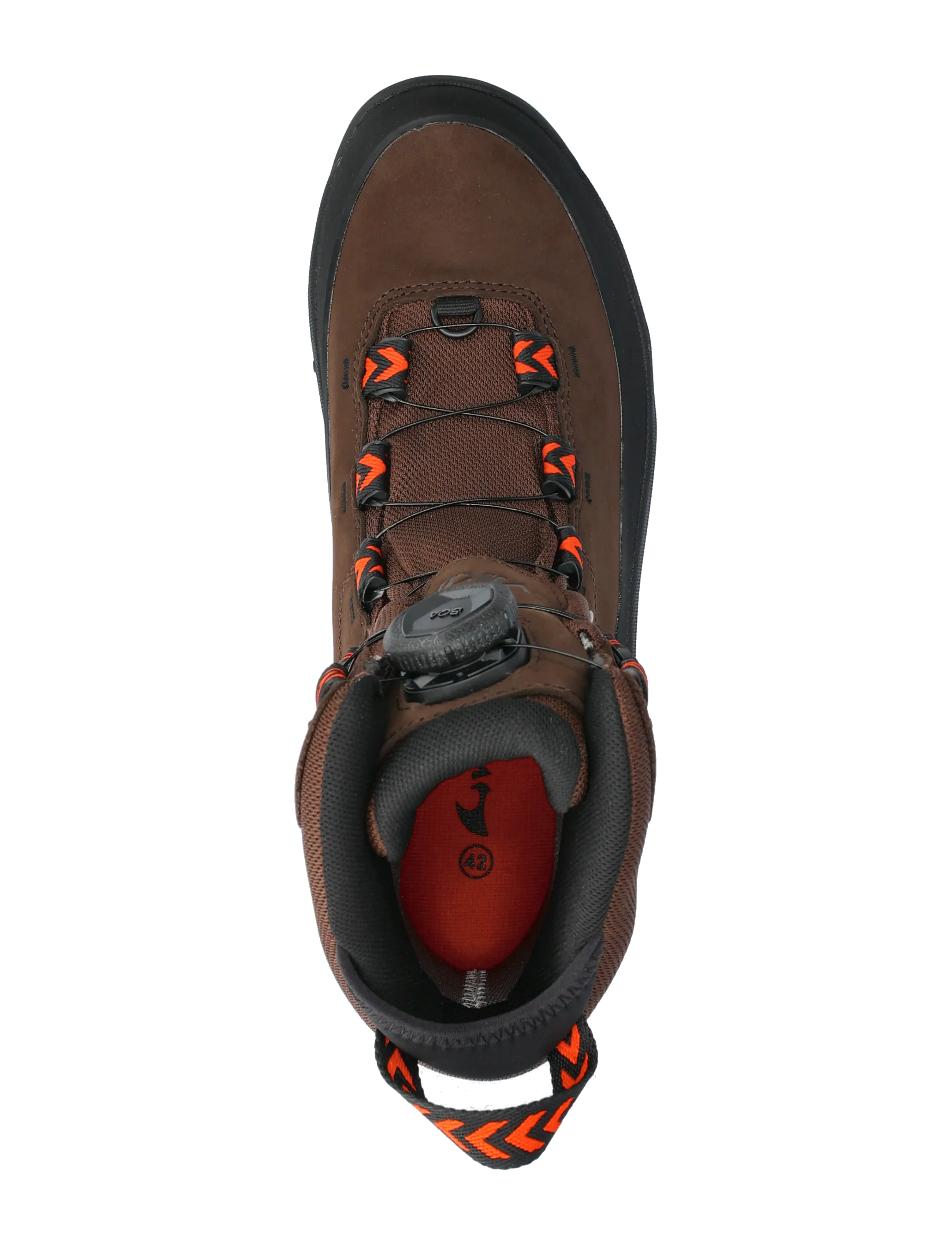 Viking - Villrein High GTX BOA - vandringsskor - dark brown/red - 3