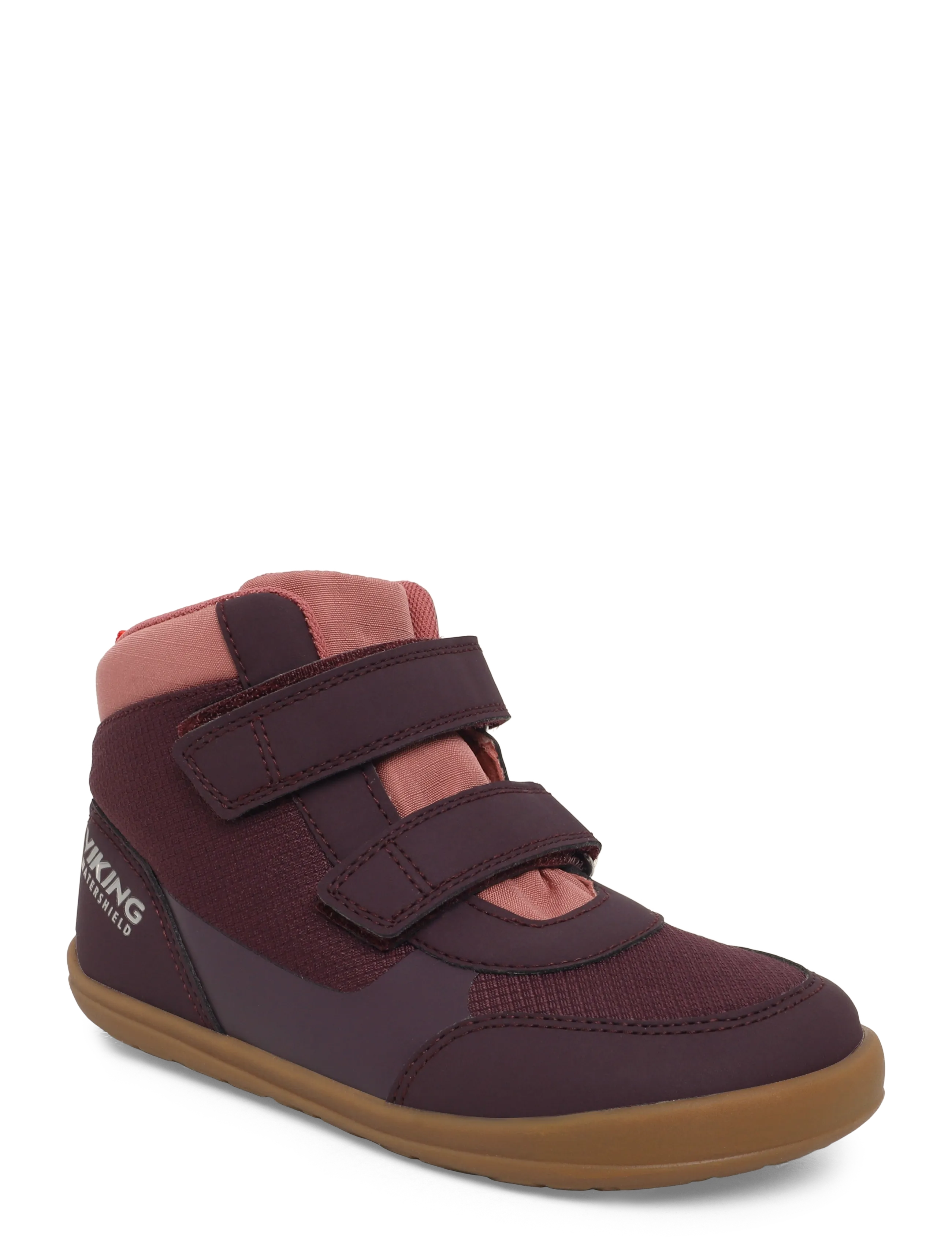 Viking Aspen Barefoot Mid Wp 2V, 31, Winter Boots, Burgunderrot - Boots W. Velcro, Kinder