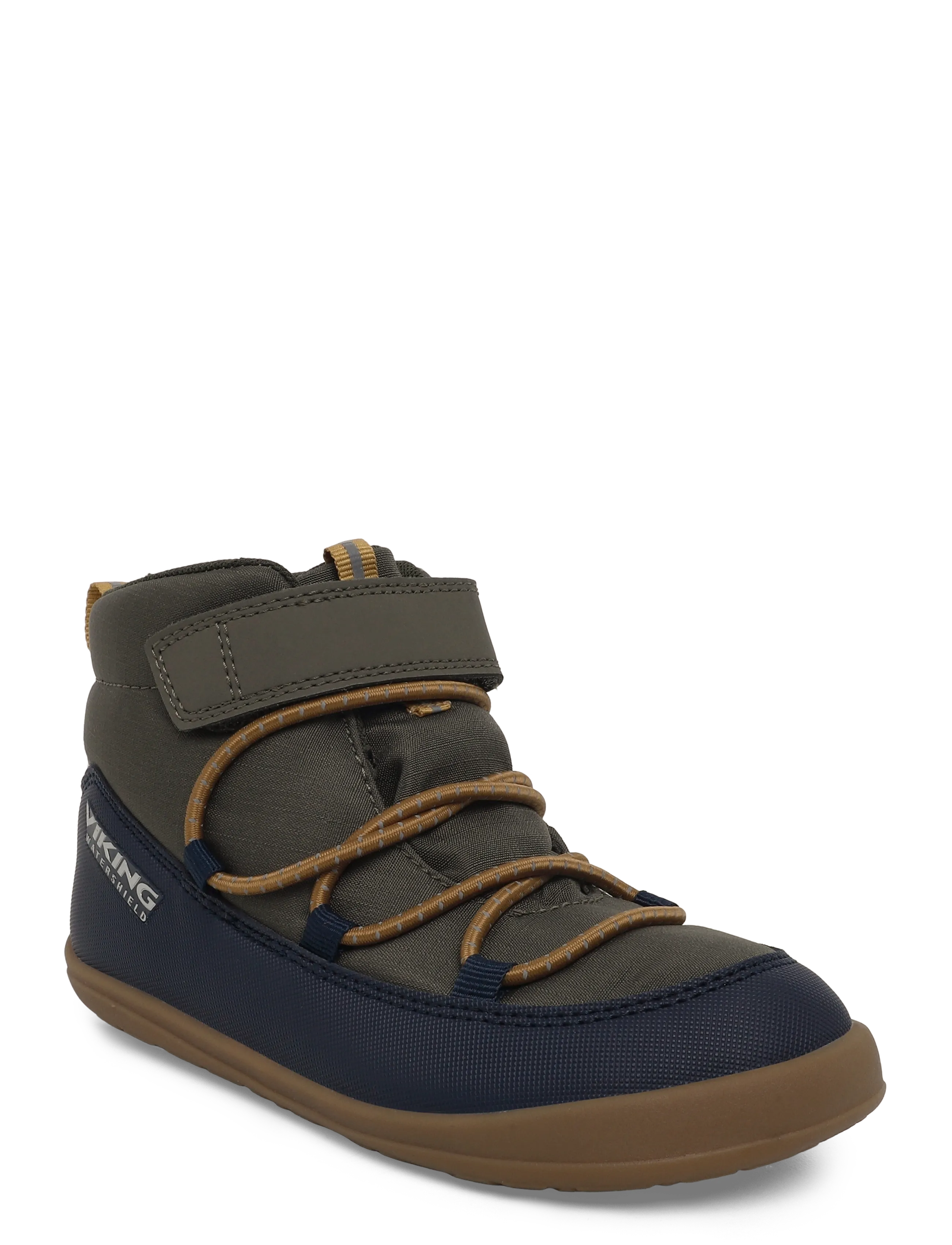 Viking Birch Barefoot Mid Wp 1V, 27, Winter Boots, Marineblau - Boots W. Velcro, Kinder