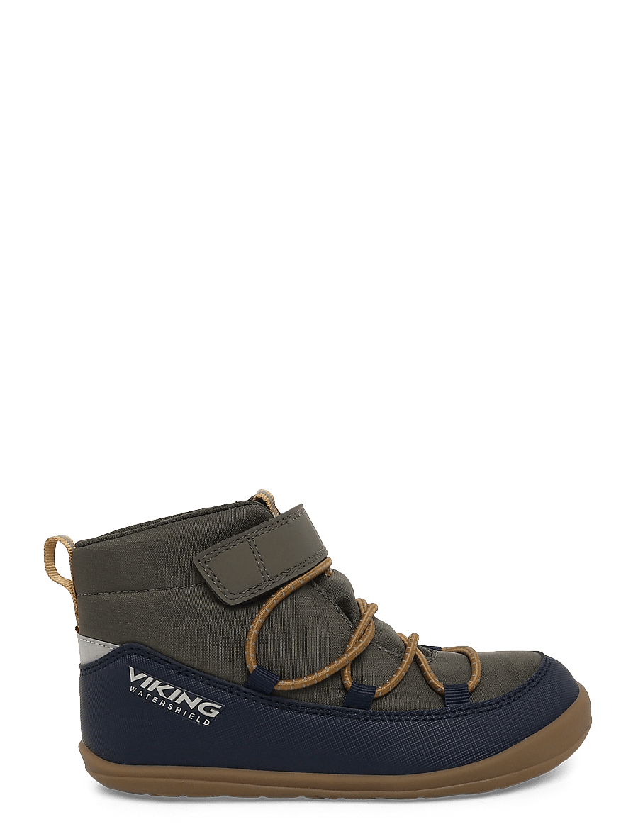 Viking - Birch Barefoot Mid WP 1V - jalanõud - navy/olive - 2