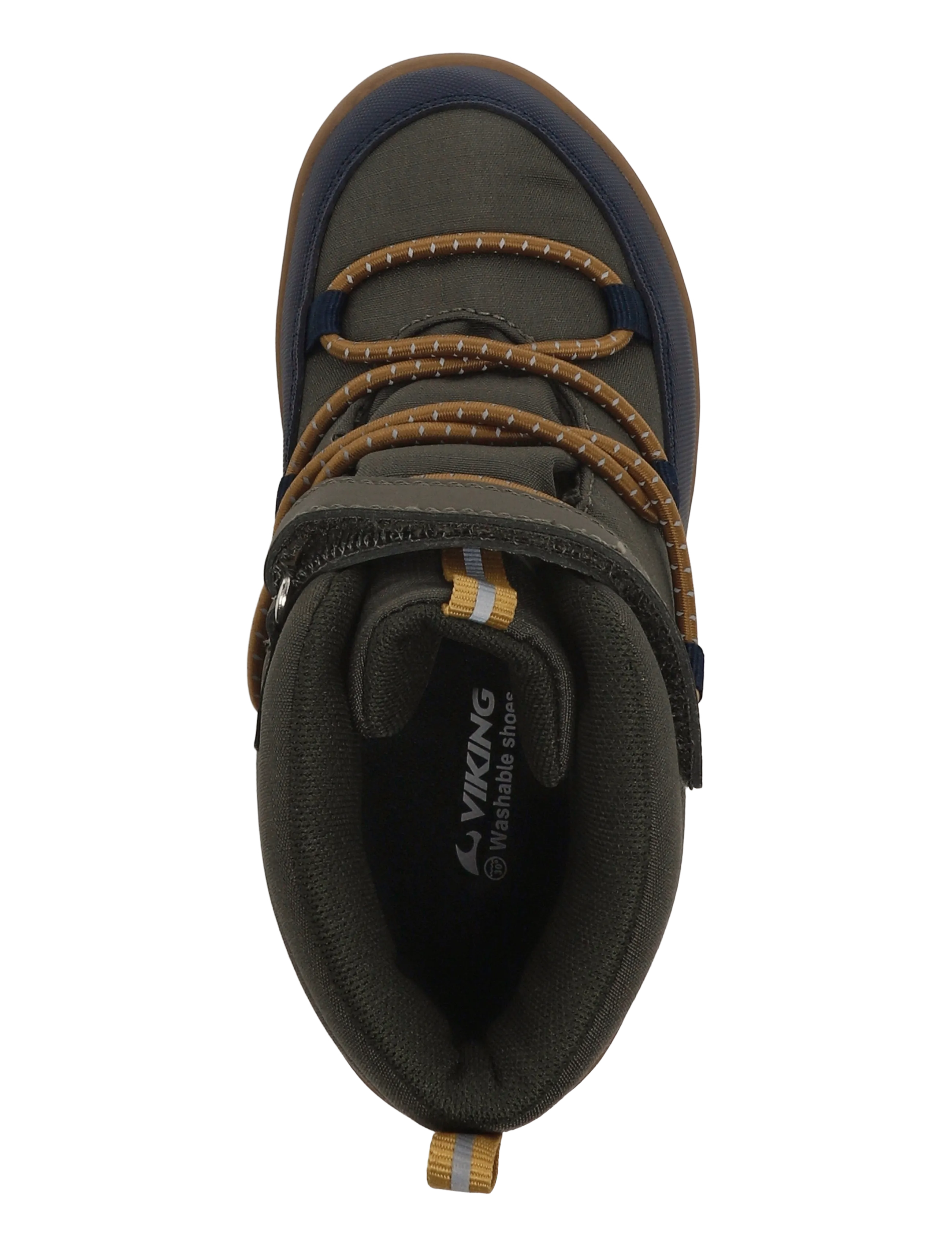 Viking - Birch Barefoot Mid WP 1V - jalanõud - navy/olive - 3