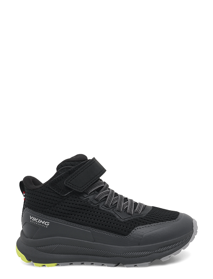 Viking - Flow Mid WP 1V - hoher schnitt - black/charcoal - 2
