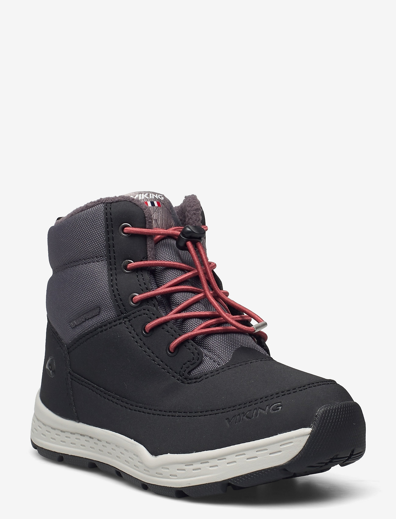 Viking - Sjur Mid WP Warm - black/burgundy - 0