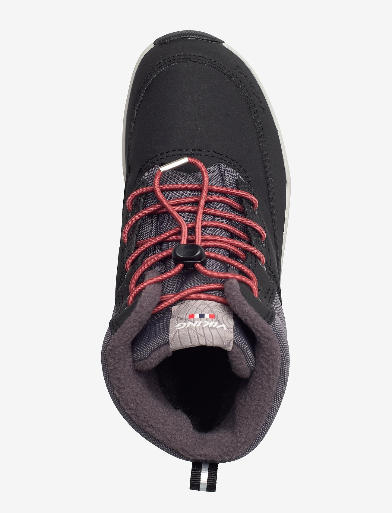 Viking - Sjur Mid WP Warm - black/burgundy - 3
