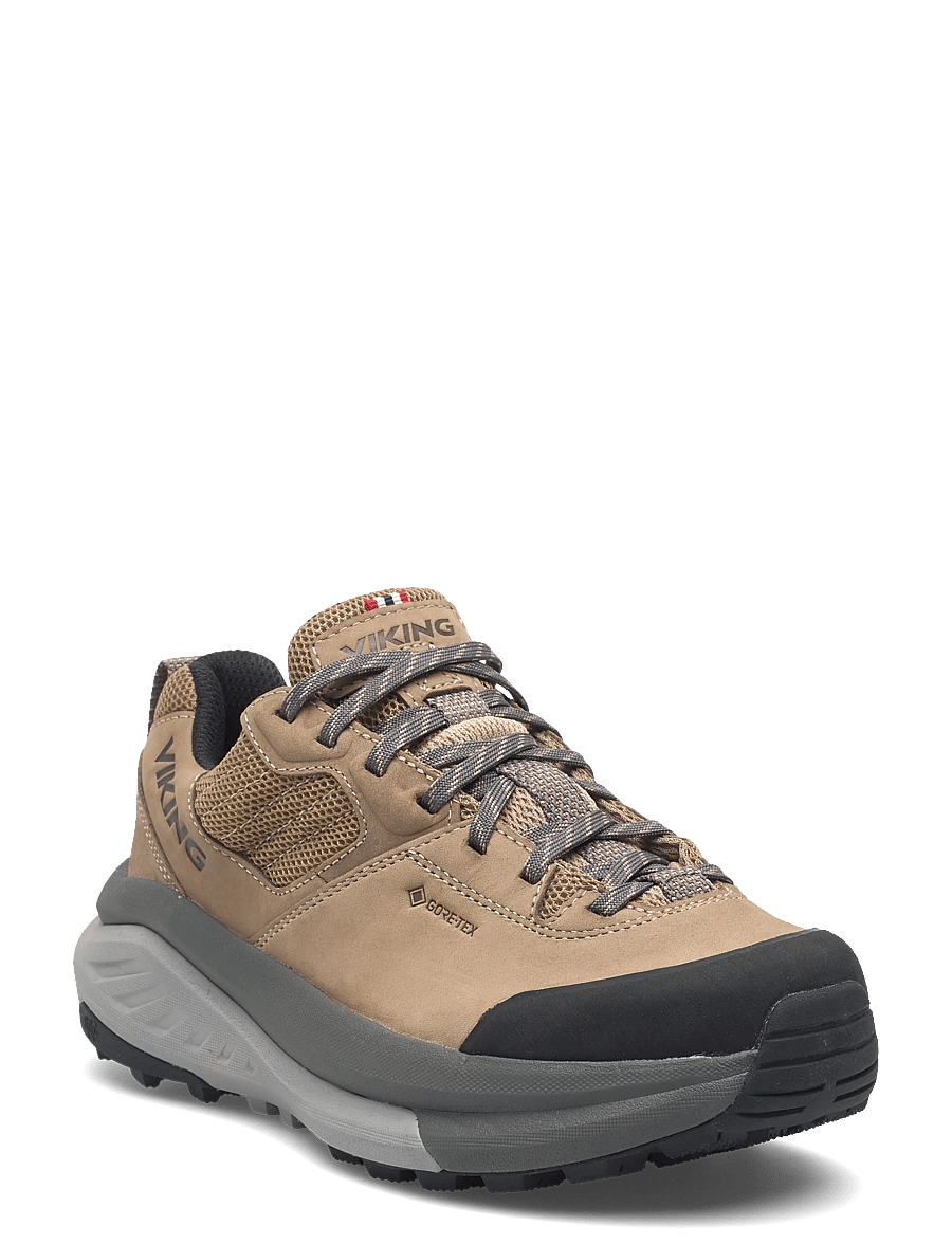 Viking - Cerra Hike Low GTX W - vandringsskor - light brown/grey - 0