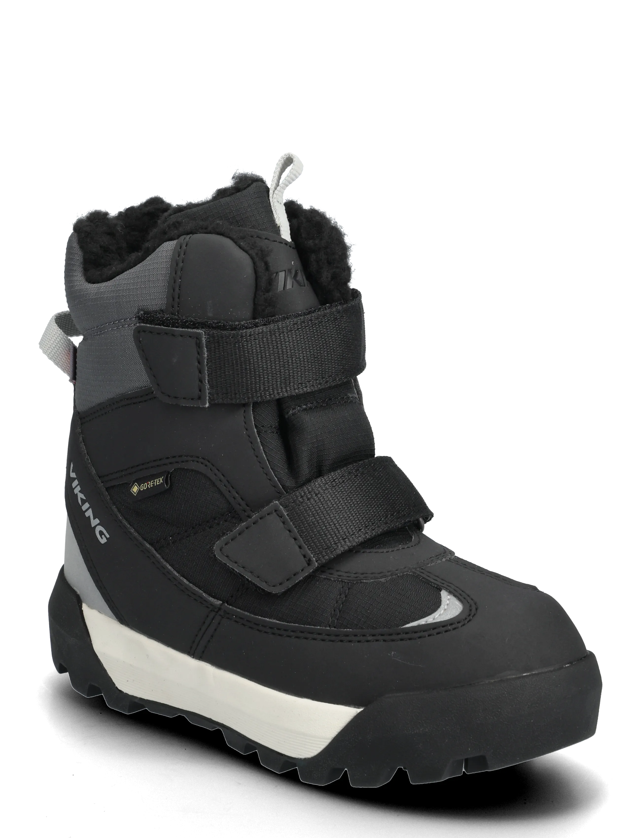Viking Expower Warm Gtx 2V, 24/16 cm, Winter Boots, Schwarz - Boots W. Velcro, Kinder