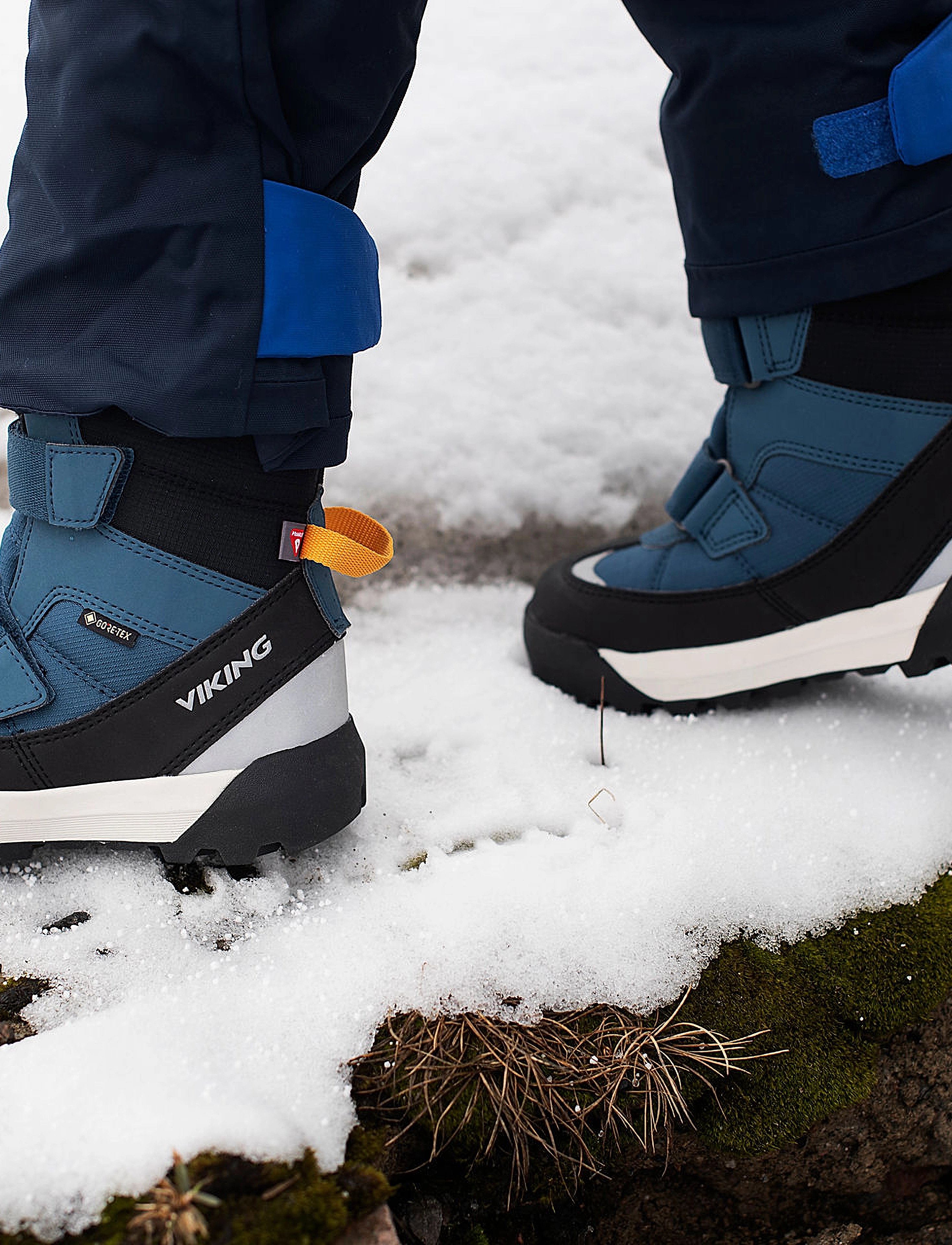 Viking Expower Warm Gtx 2V, 31/20.7 cm, Winter Boots, Blau - Boots W. Velcro, Kinder