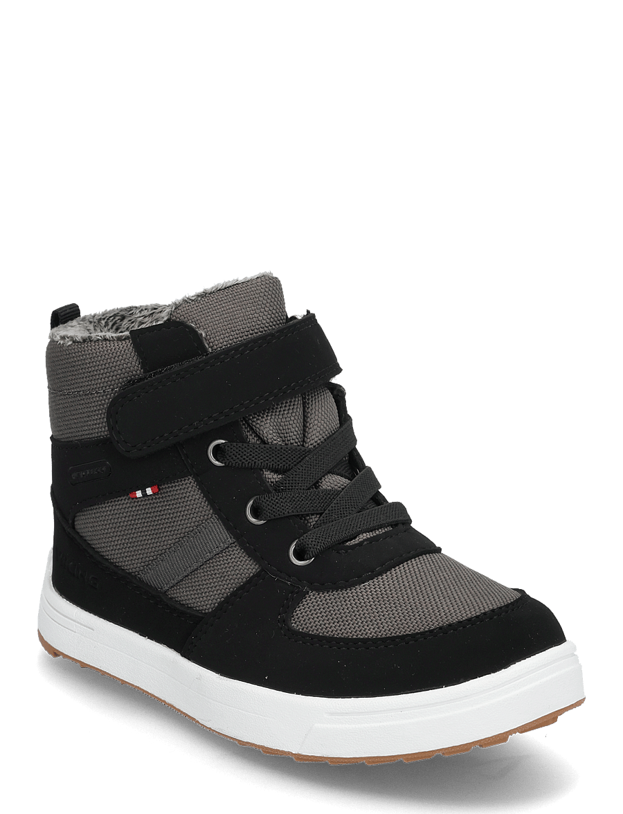 Viking - Lucas Mid Warm WP 1V - skor - black/charcoal - 0