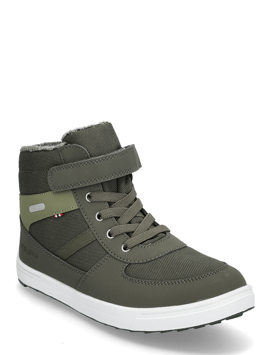 Viking - Lucas Mid Warm WP 1V - schuhe - pine/olive - 0