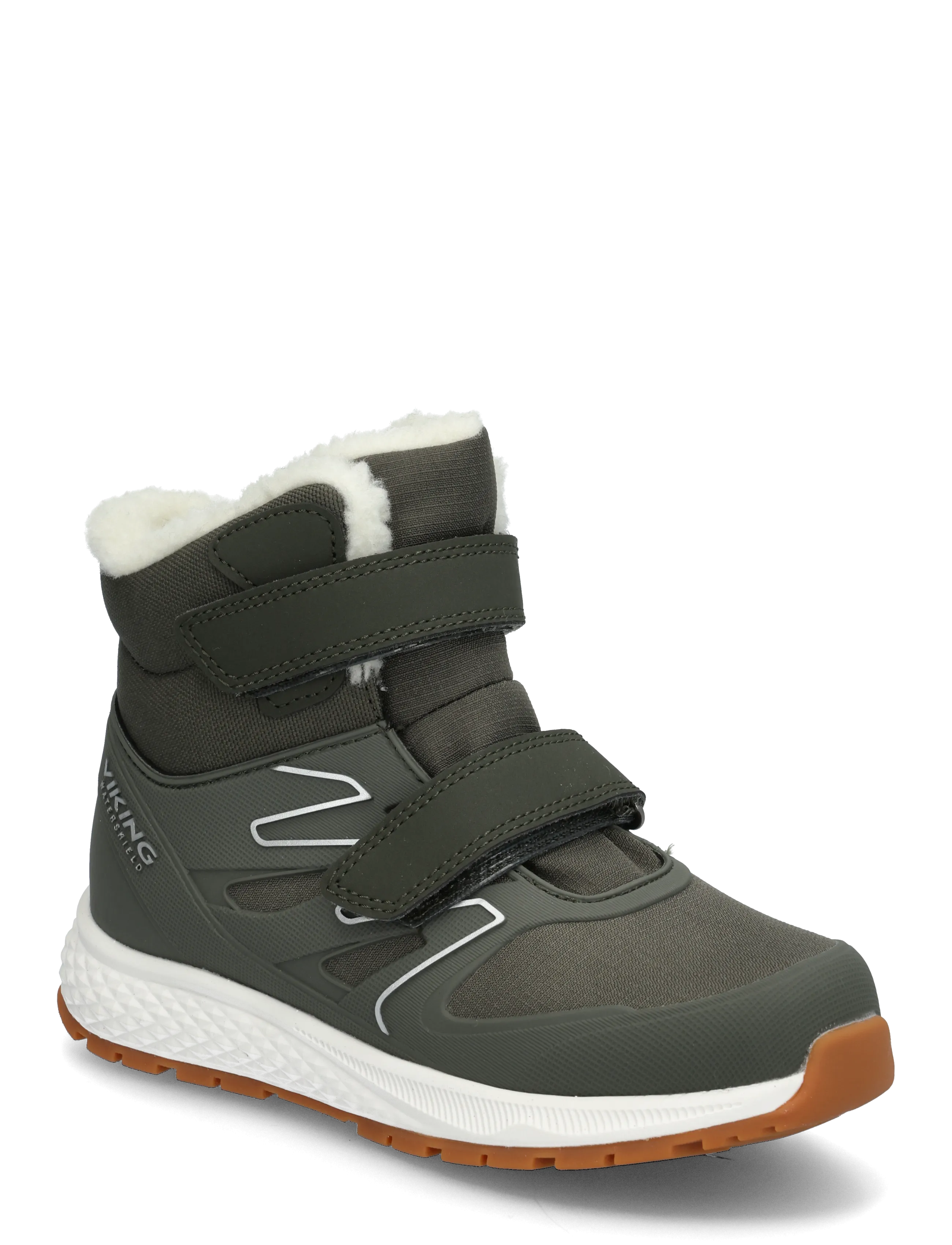 Viking Equip Defence Warm WP 2V - Žieminiai aulinukai - HUNTINGGREEN/OLIVE / burgundy