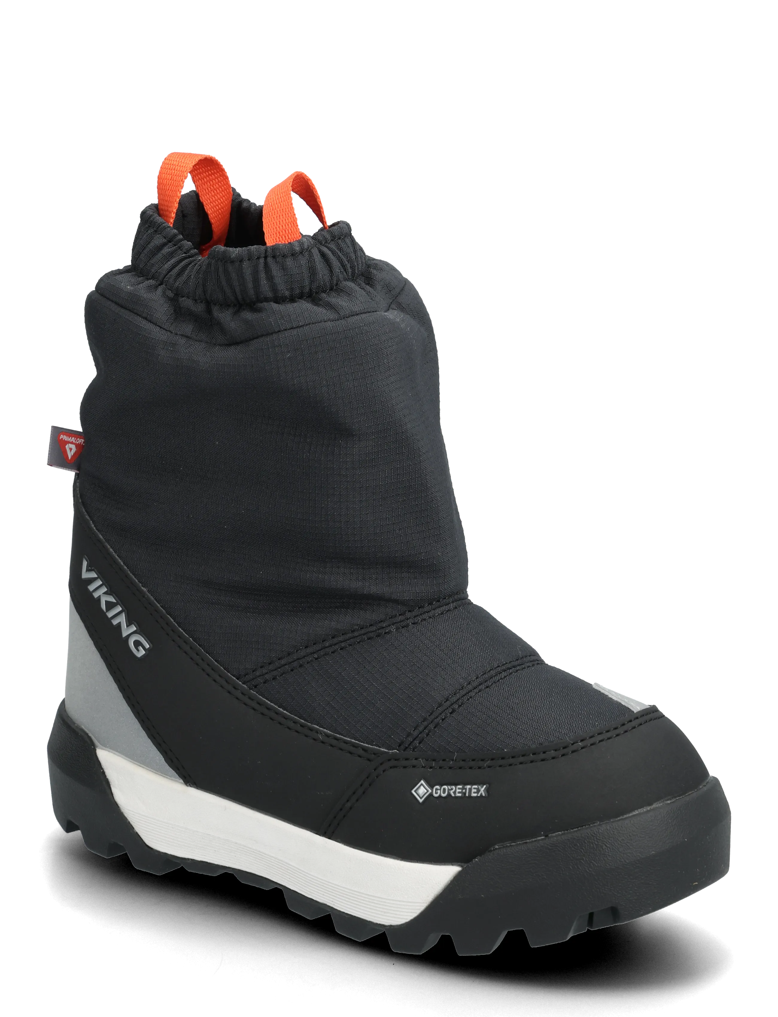 Viking Expower Warm Gtx Pull On, 23, Black, Vinterstøvler > Vinterstøvler Pull On, Børn