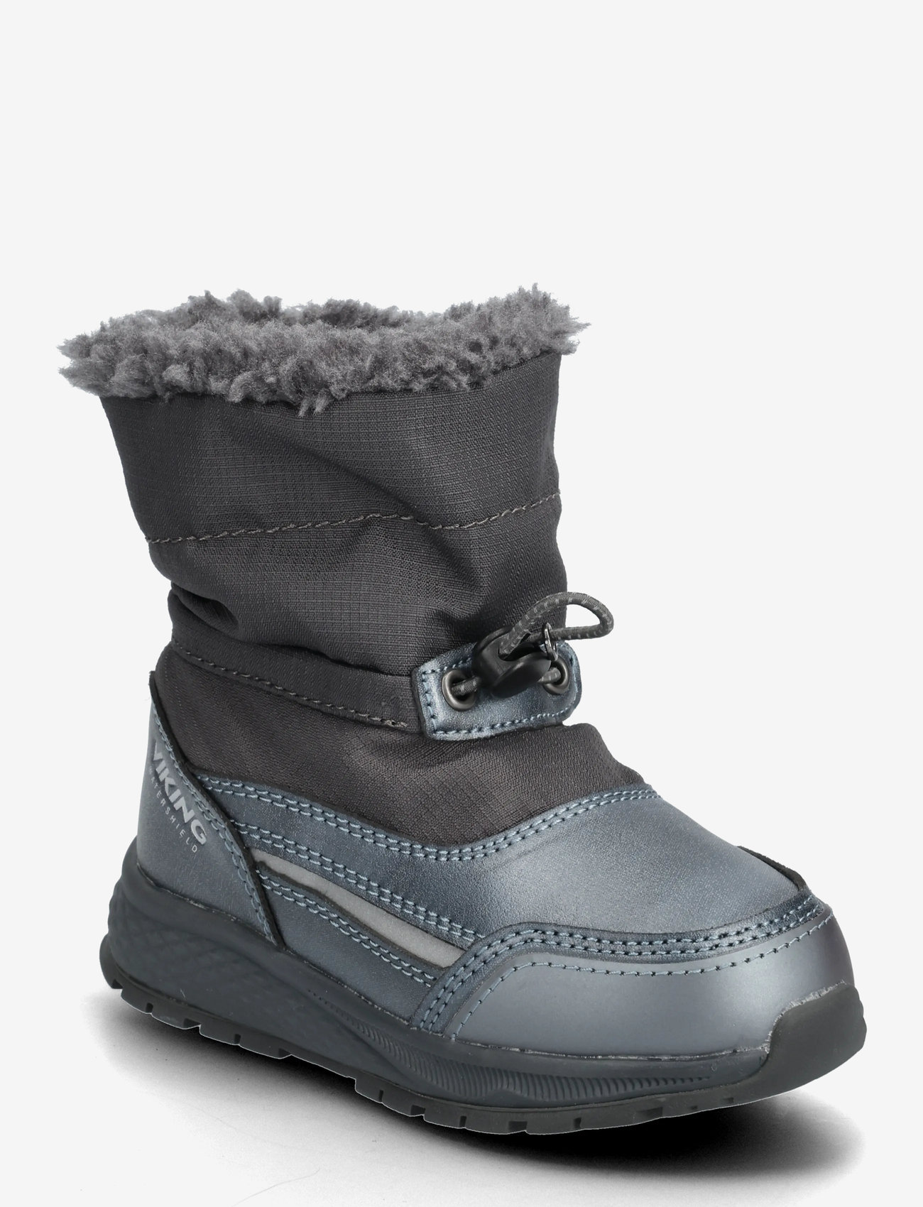 Viking - Equip Shine Warm WP Pull On - fall shoes - charcoal - 0