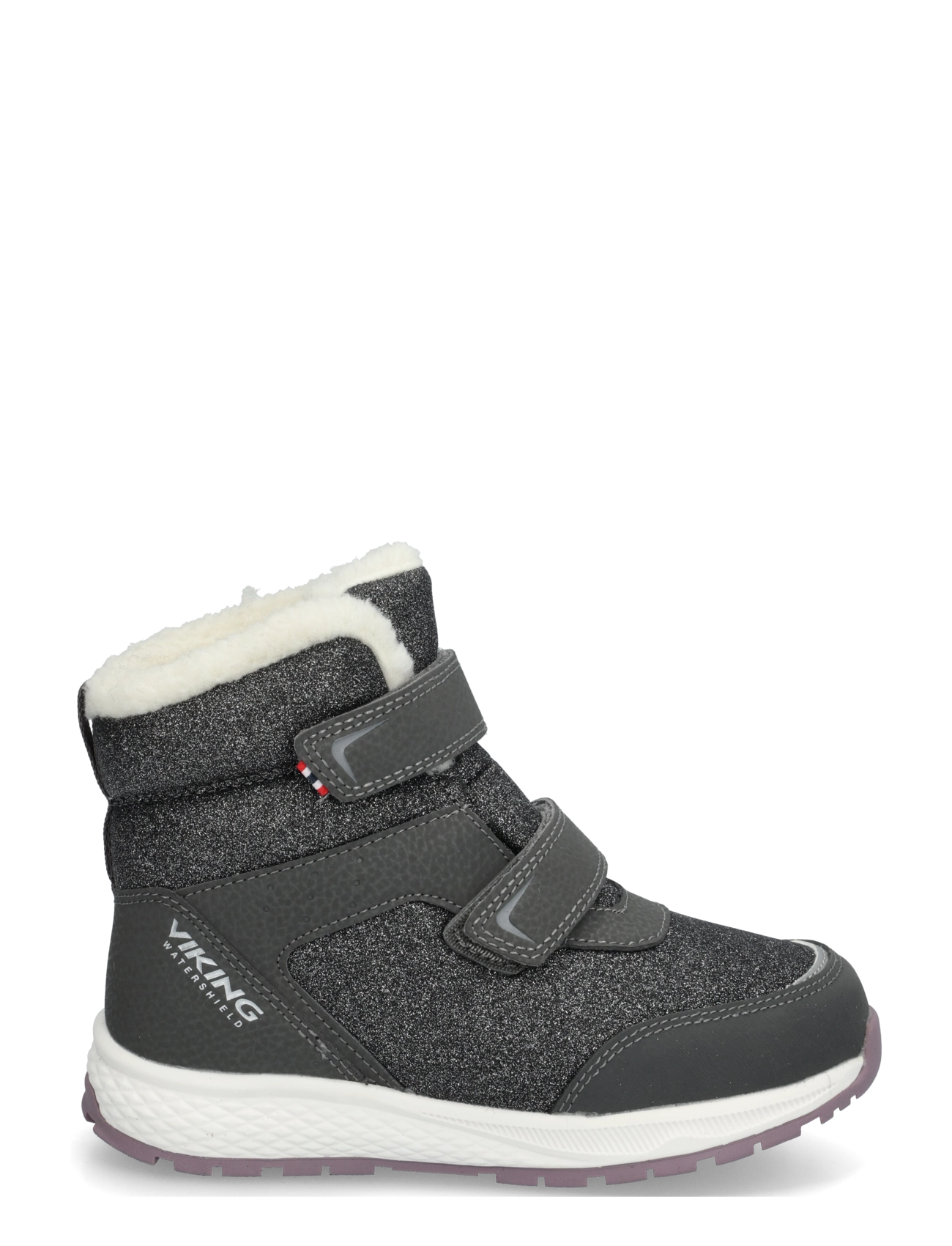 Viking - Equip Glitter Warm WP 2V - shoes - charcoal/dusty pink - 2