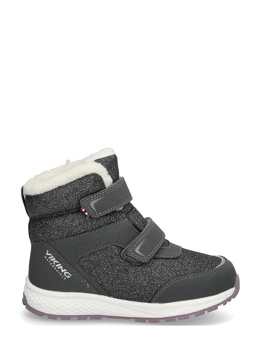 Viking - Equip Glitter Warm WP 2V - jalanõud - charcoal/dusty pink - 2