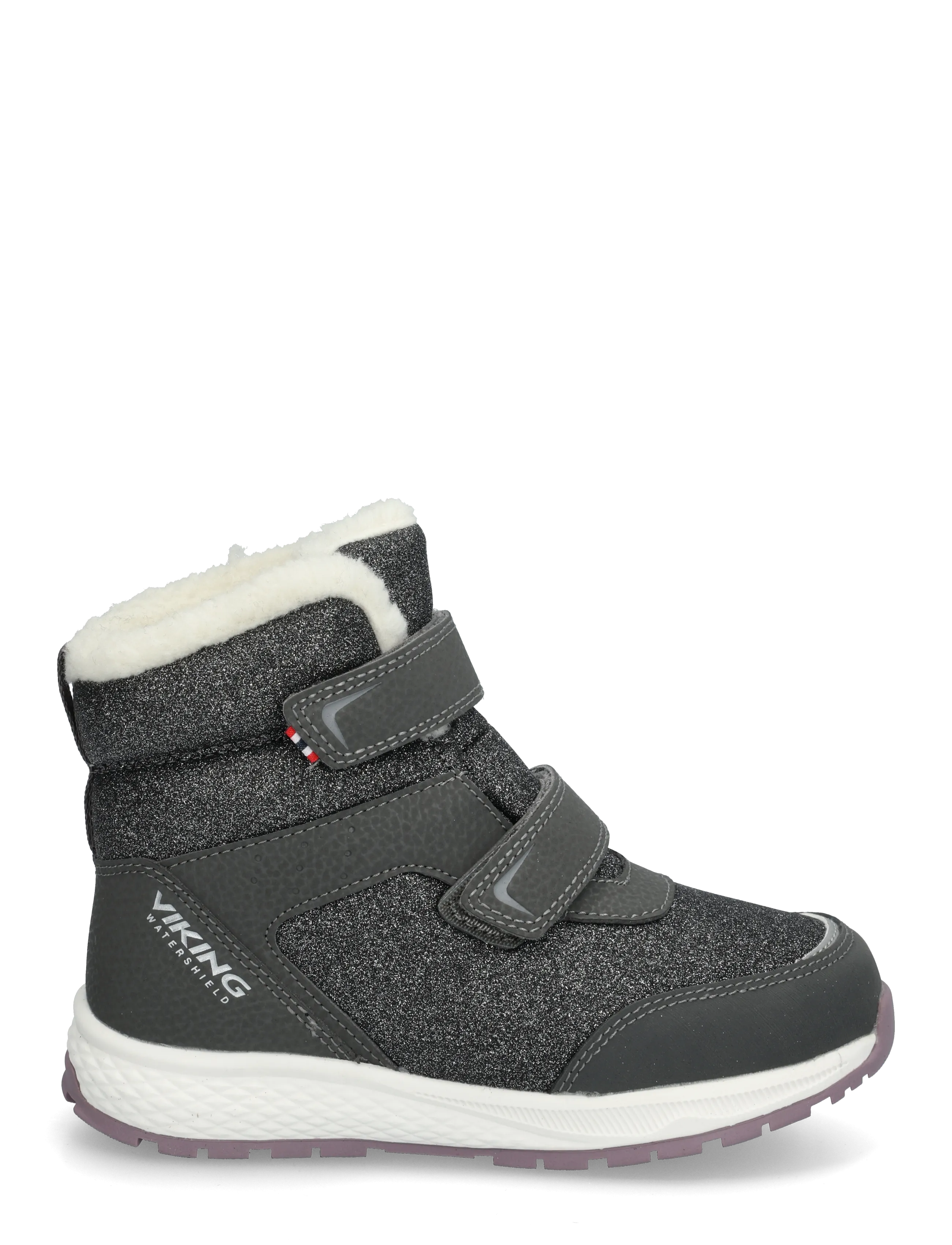 Viking - Equip Glitter Warm WP 2V - sügisene kokkuhoid - charcoal/dusty pink - 2